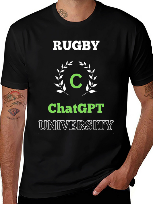 ChatGPT University Rugby T-Shirt
