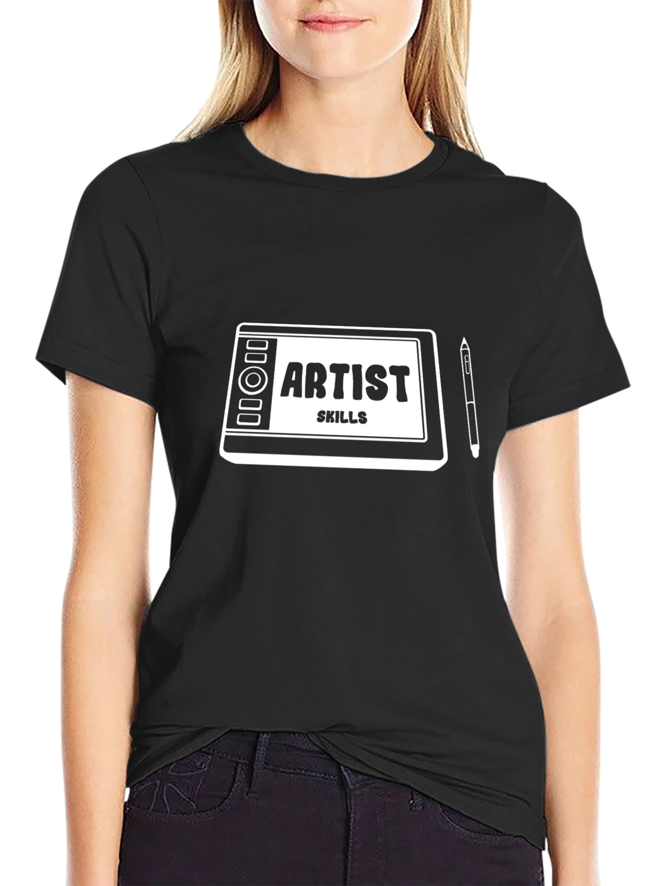 Artist Skills Graphic T-Shirt - Black Cotton Tee
