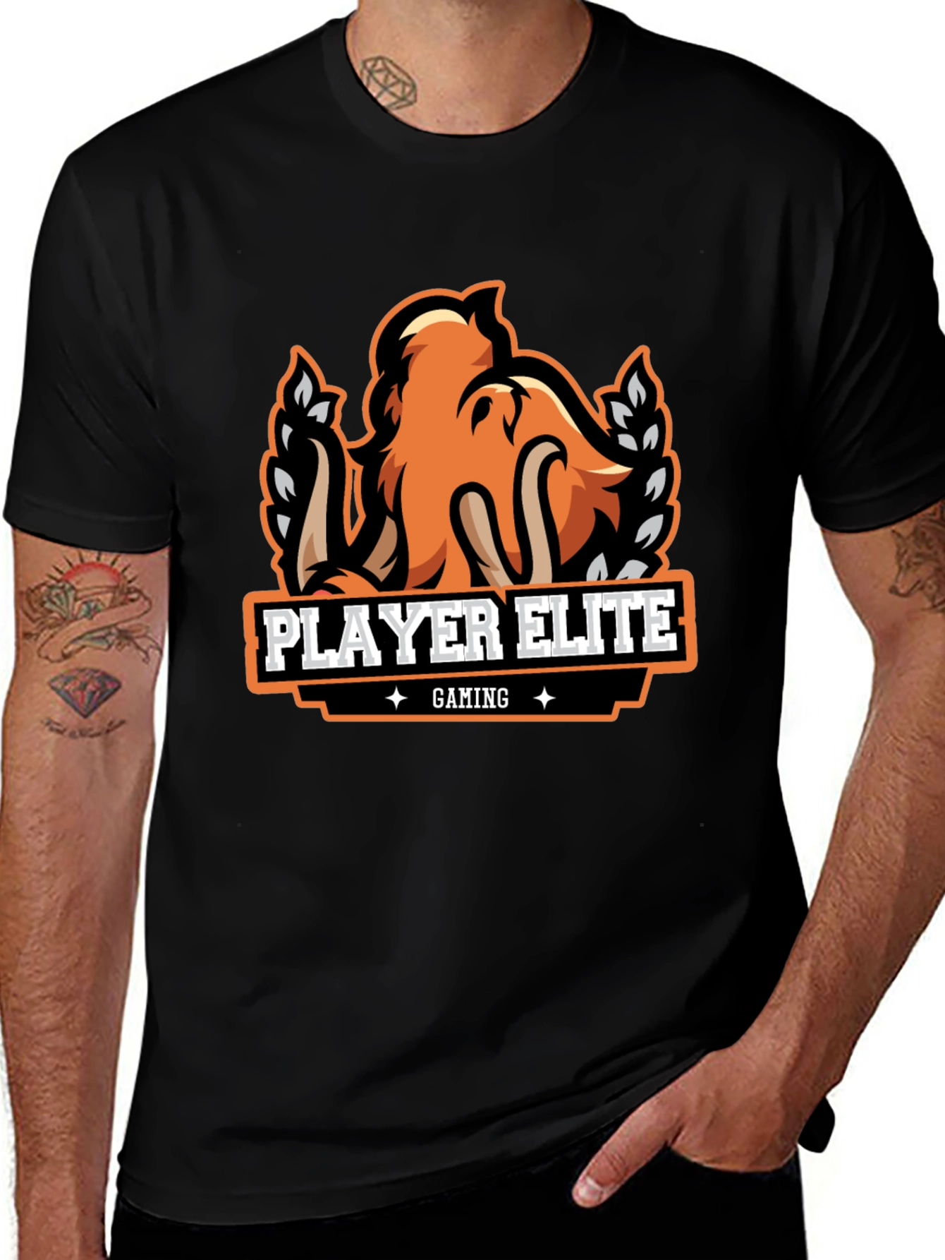 Player Elite Gaming Black T-Shirt