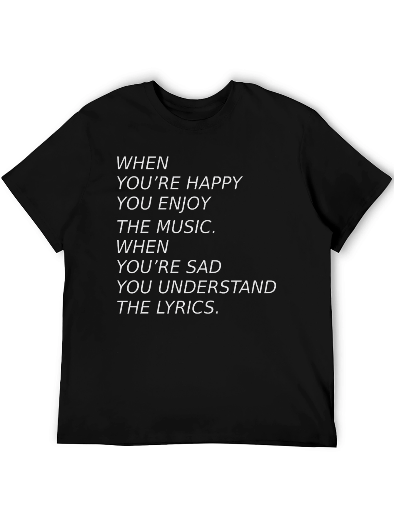 Lyric Lover T-Shirt: Understand the Music