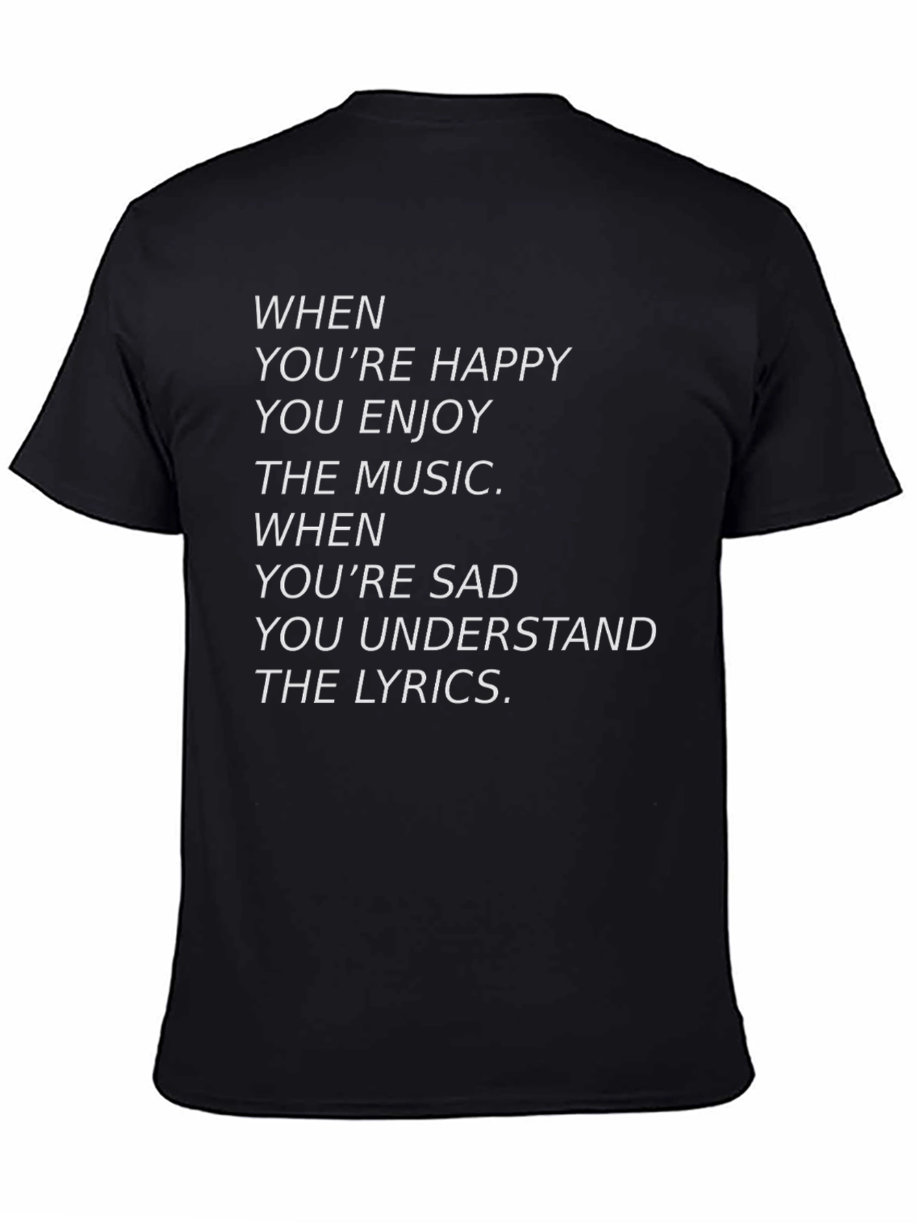 Lyric Lover T-Shirt: Understand the Music