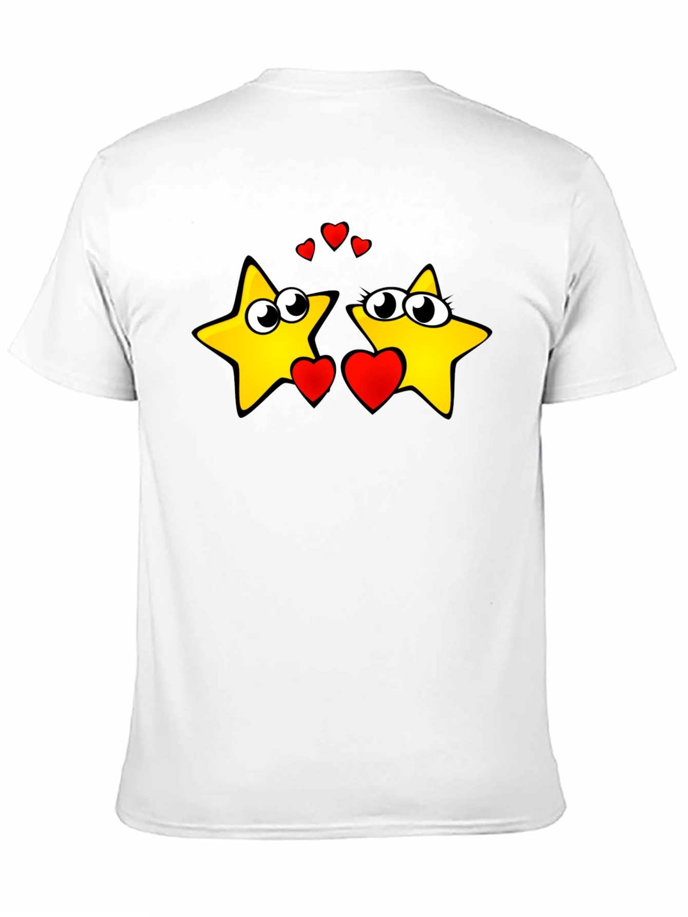 Starry Love Graphic Tee - Black