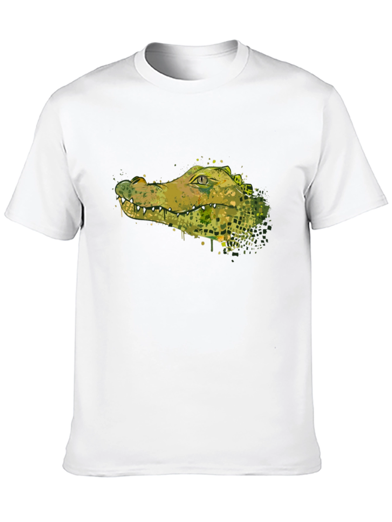 Crocodile Graphic Tee - Stylish Animal Print T-Shirt