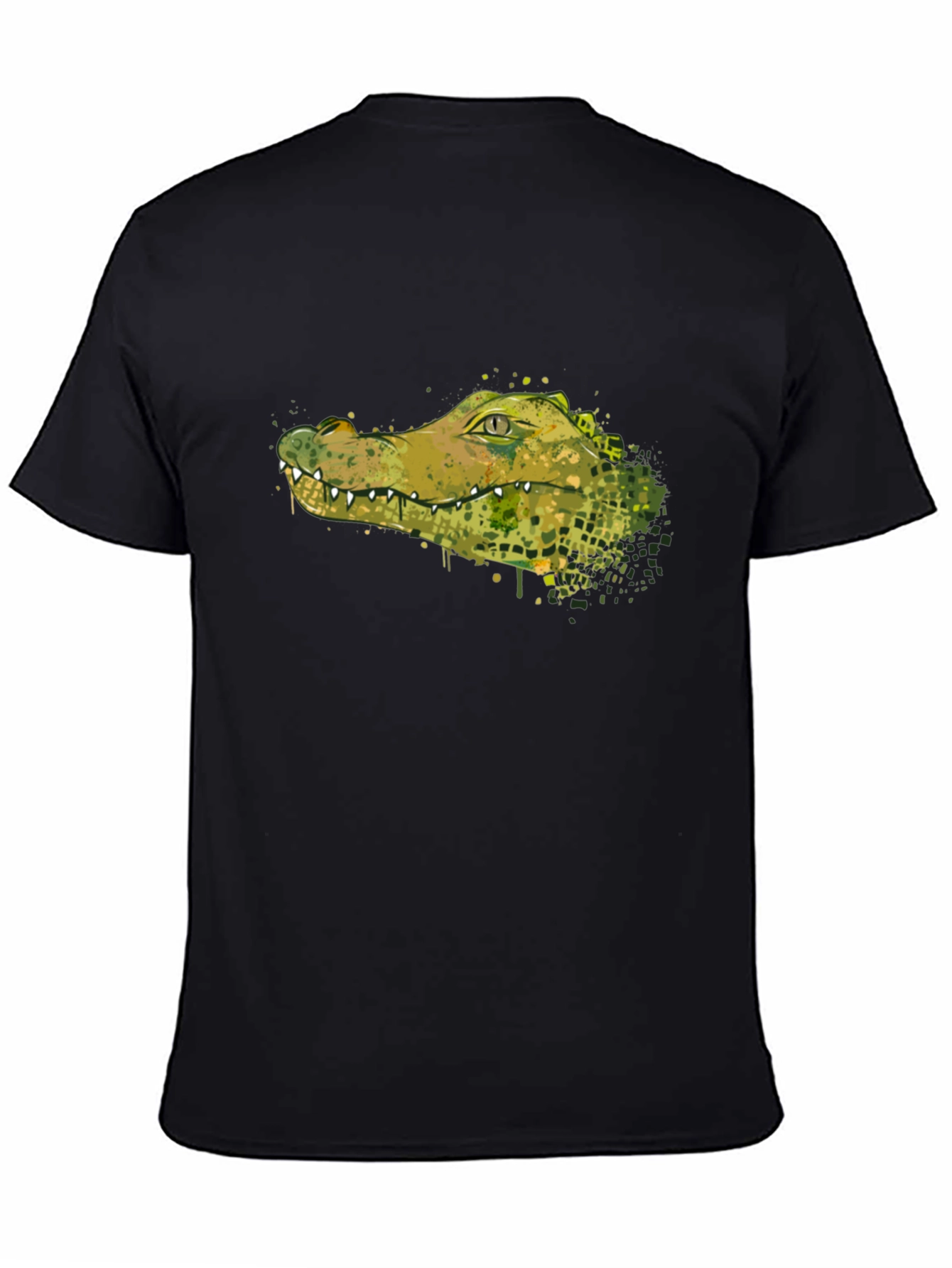 Crocodile Graphic Tee - Stylish Animal Print T-Shirt