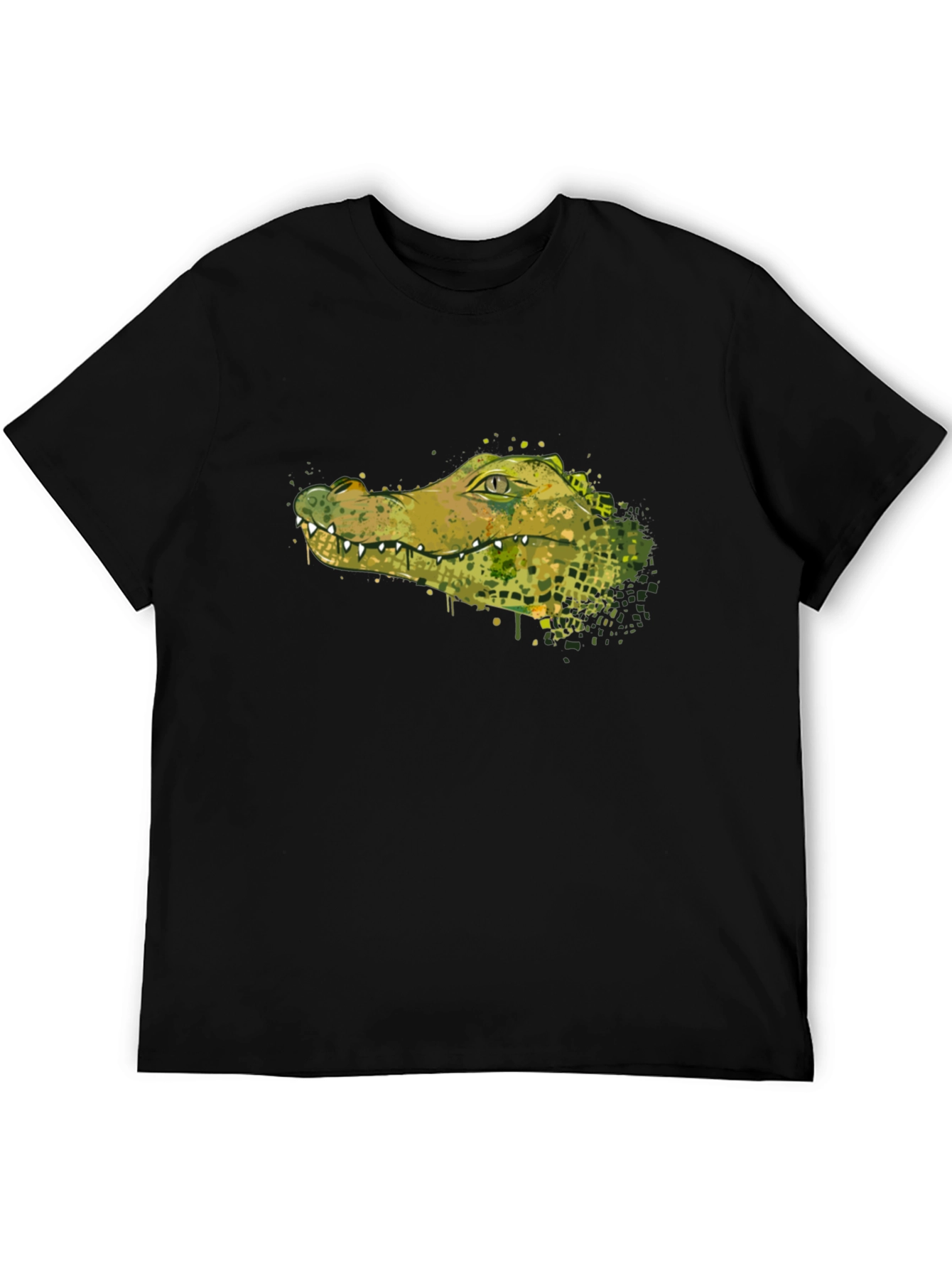 Crocodile Graphic Tee - Stylish Animal Print T-Shirt