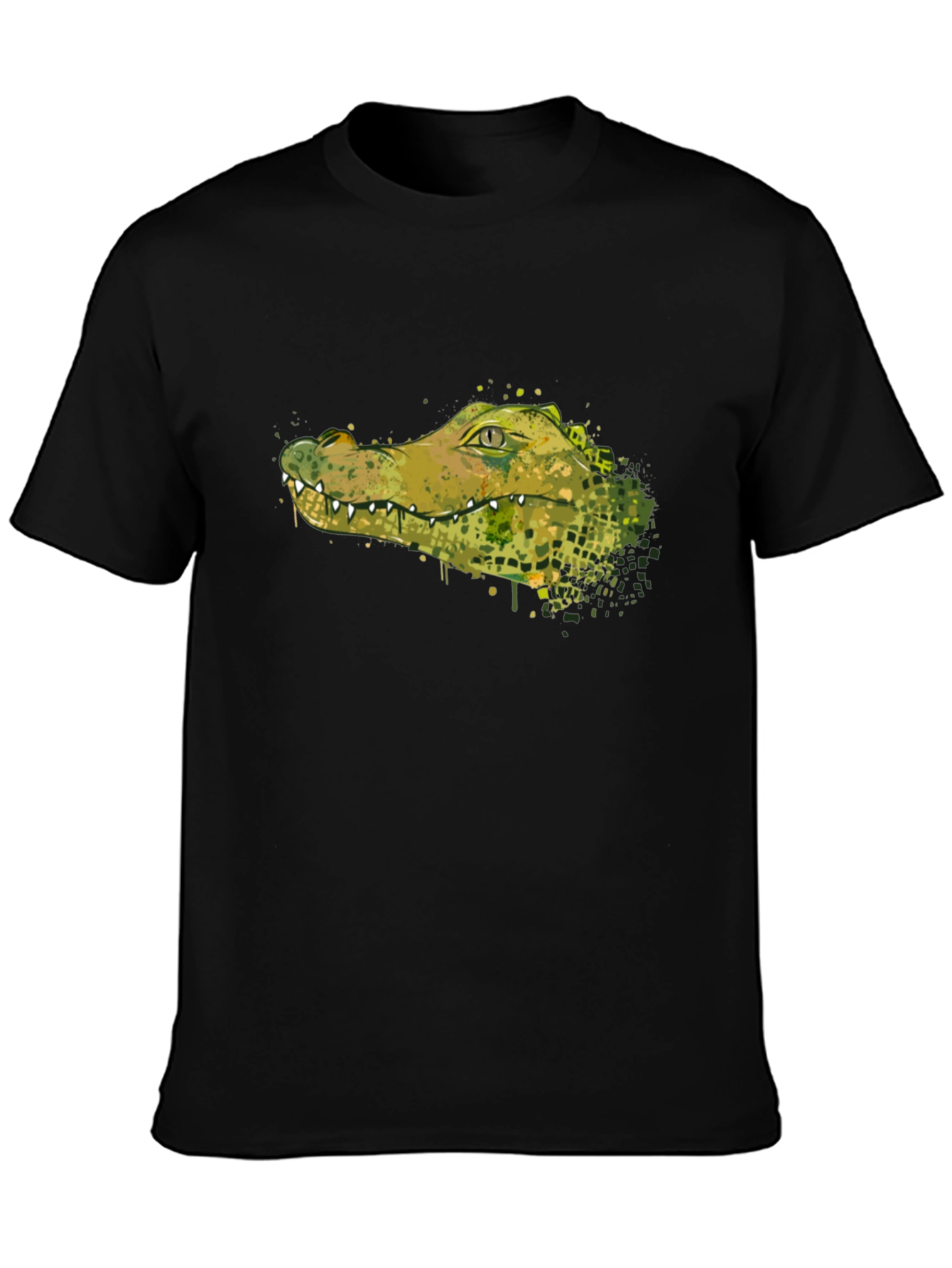 Crocodile Graphic Tee - Stylish Animal Print T-Shirt