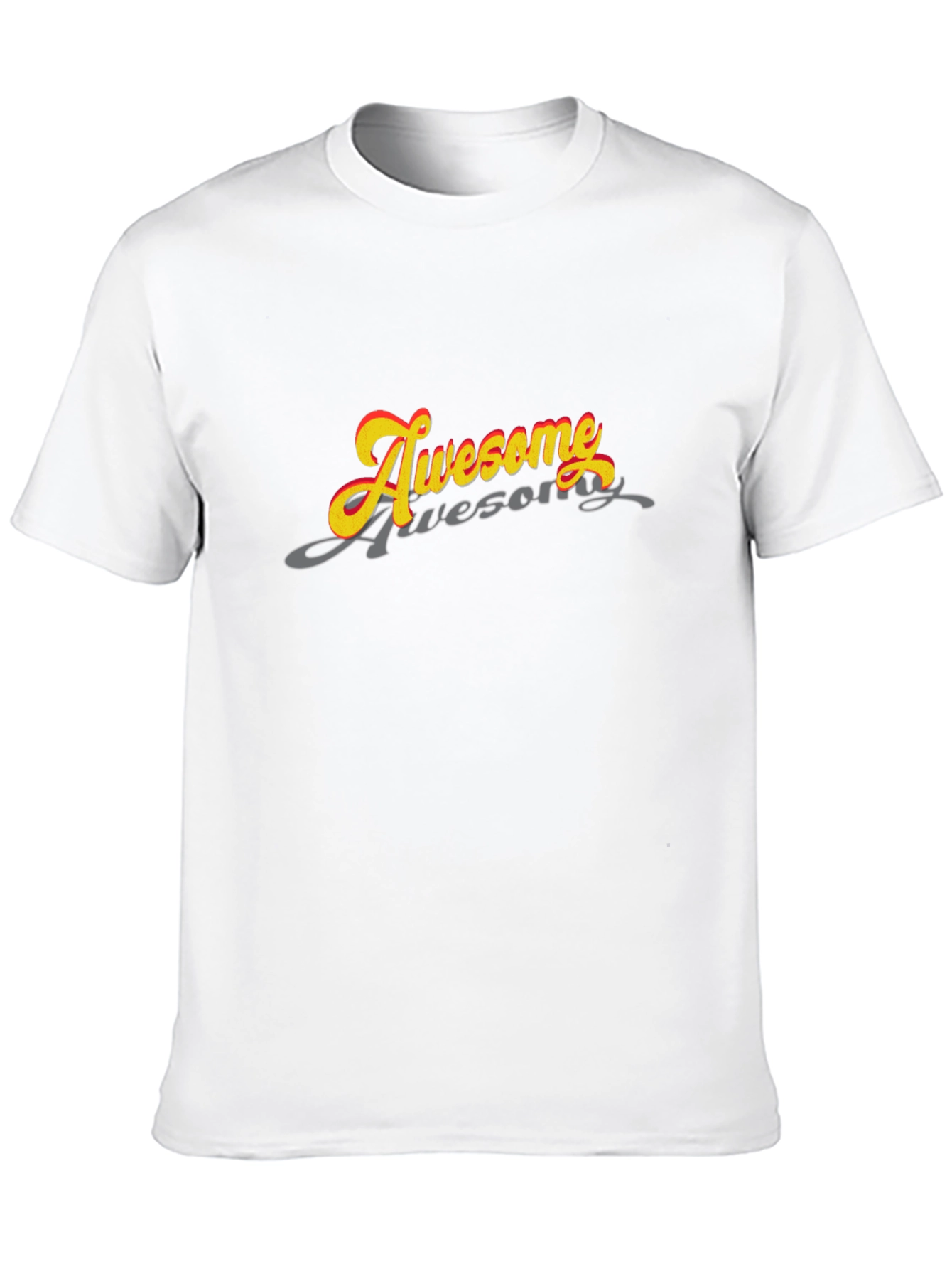 Awesome Graphic Tee - Black Cotton T-Shirt