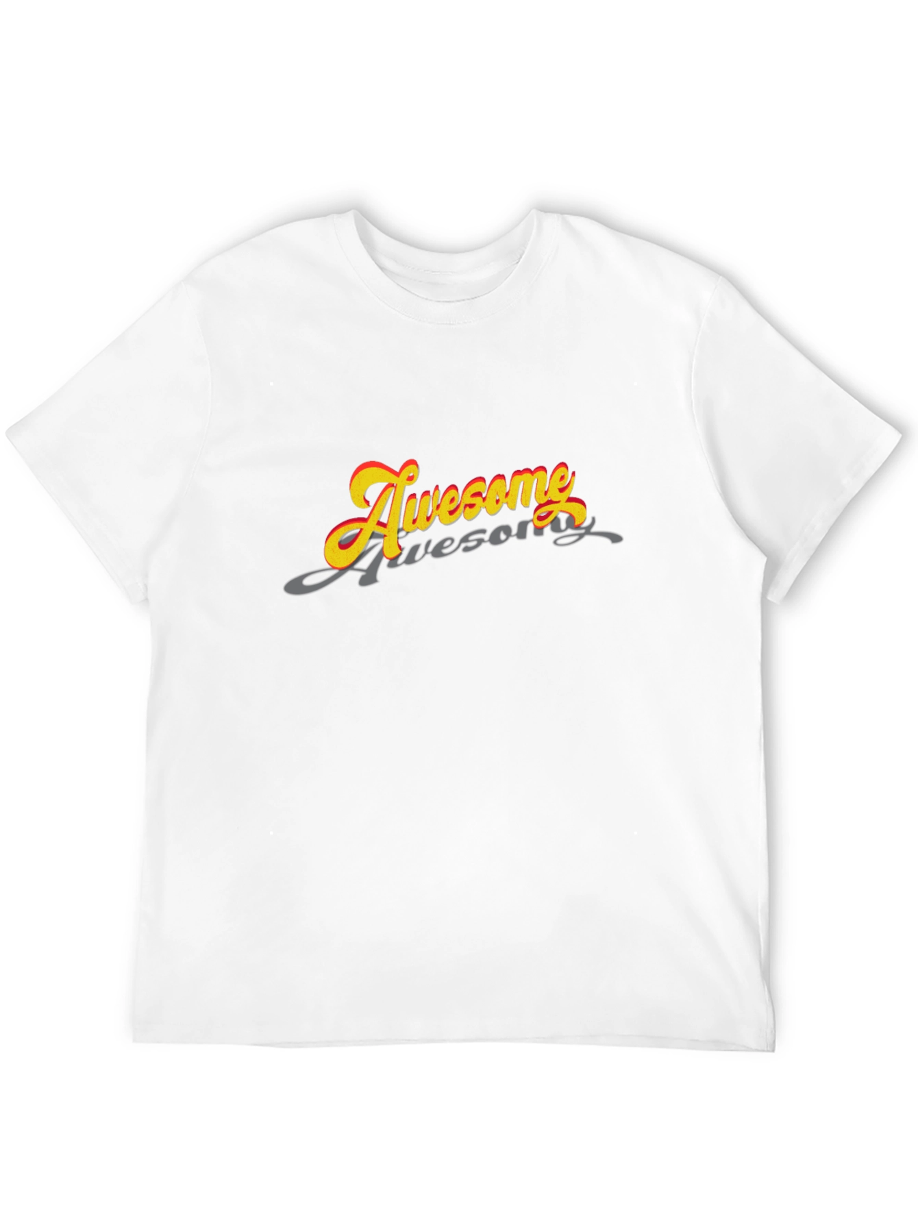 Awesome Graphic Tee - Black Cotton T-Shirt