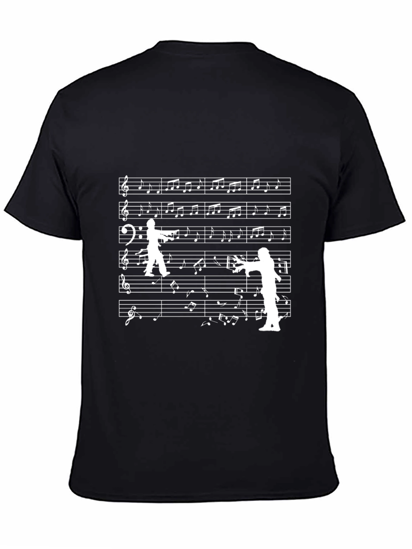 Music Note T-Shirt Dancing Musicians