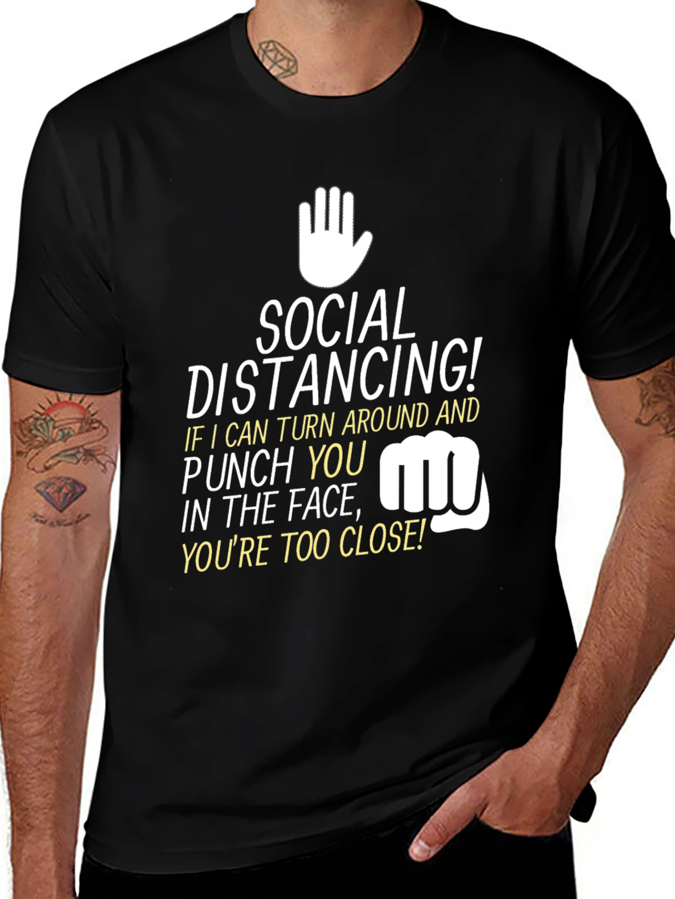 Social Distancing Punch T-Shirt