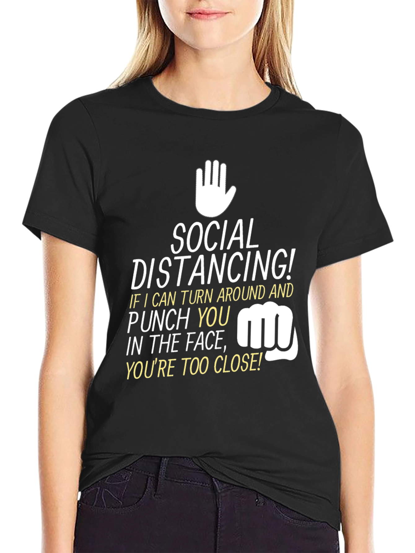 Social Distancing Punch T-Shirt