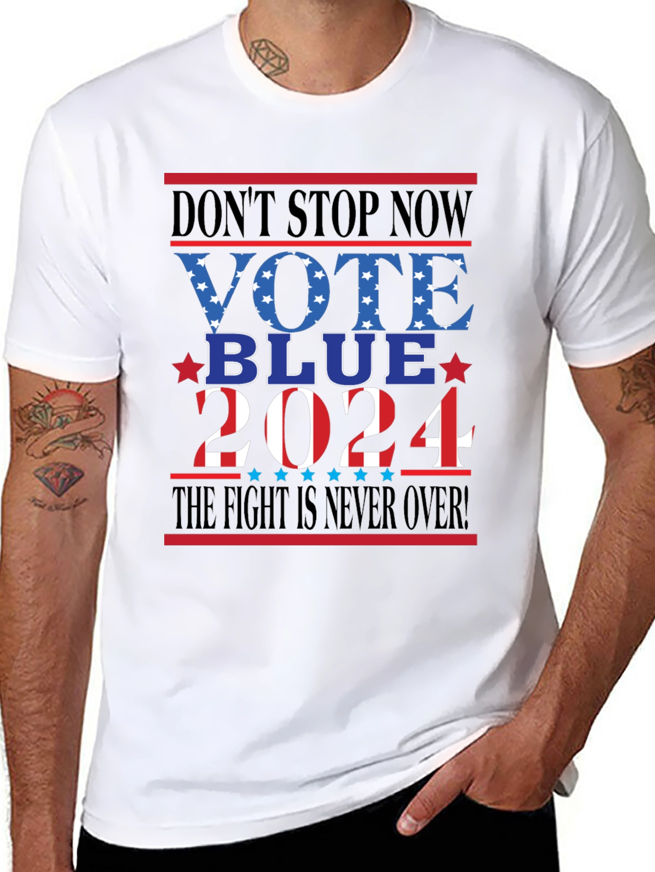 Vote Blue 2024 Graphic T-Shirt