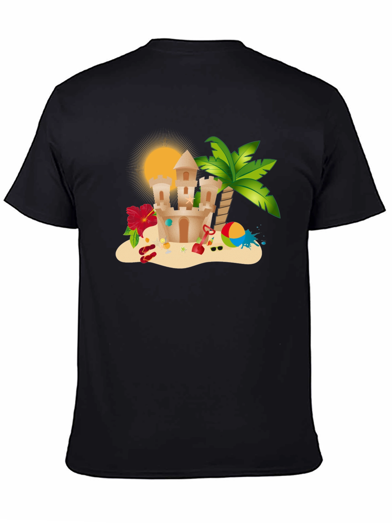 Summer Beach Sandcastle T-Shirt