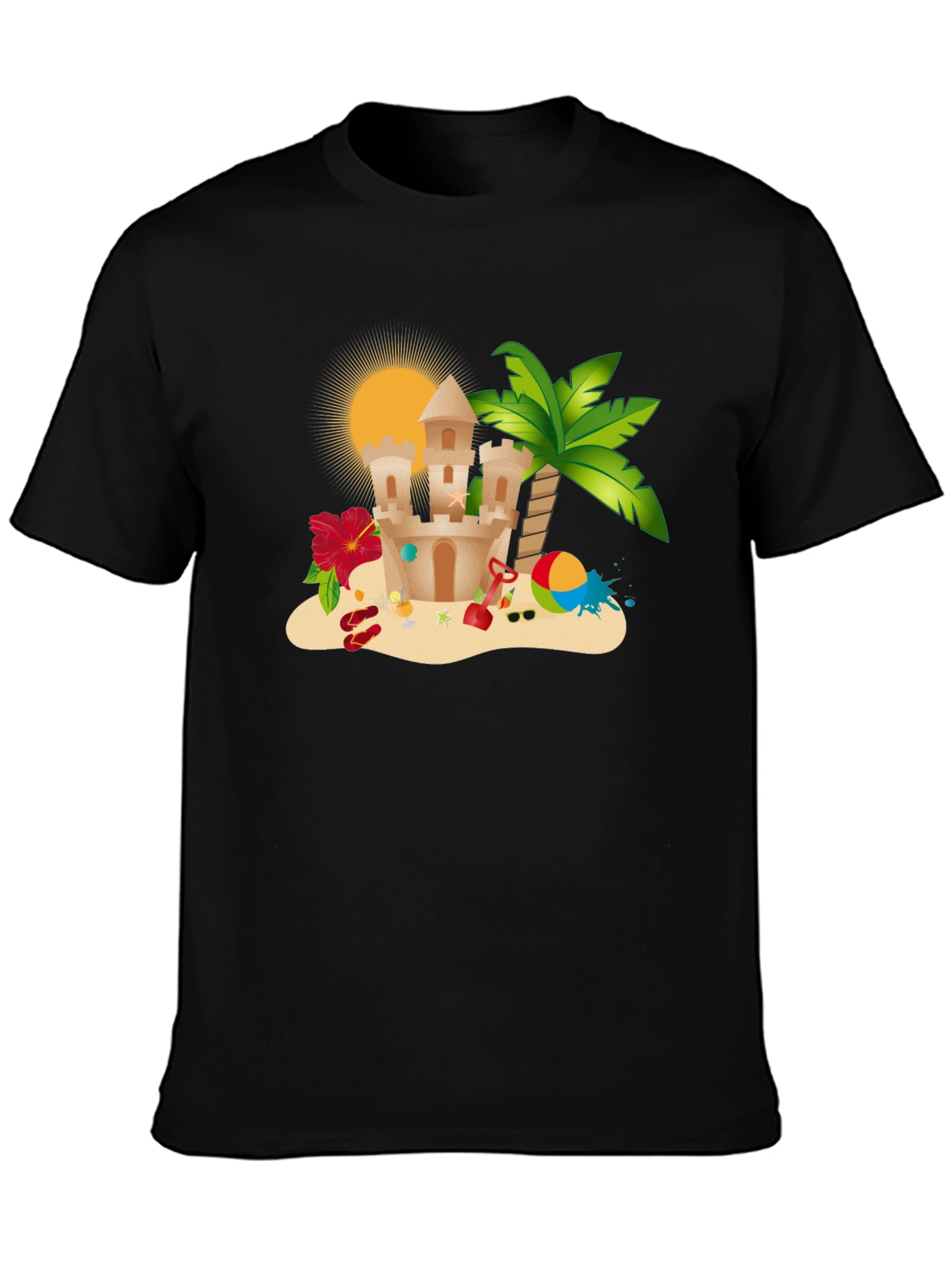 Summer Beach Sandcastle T-Shirt