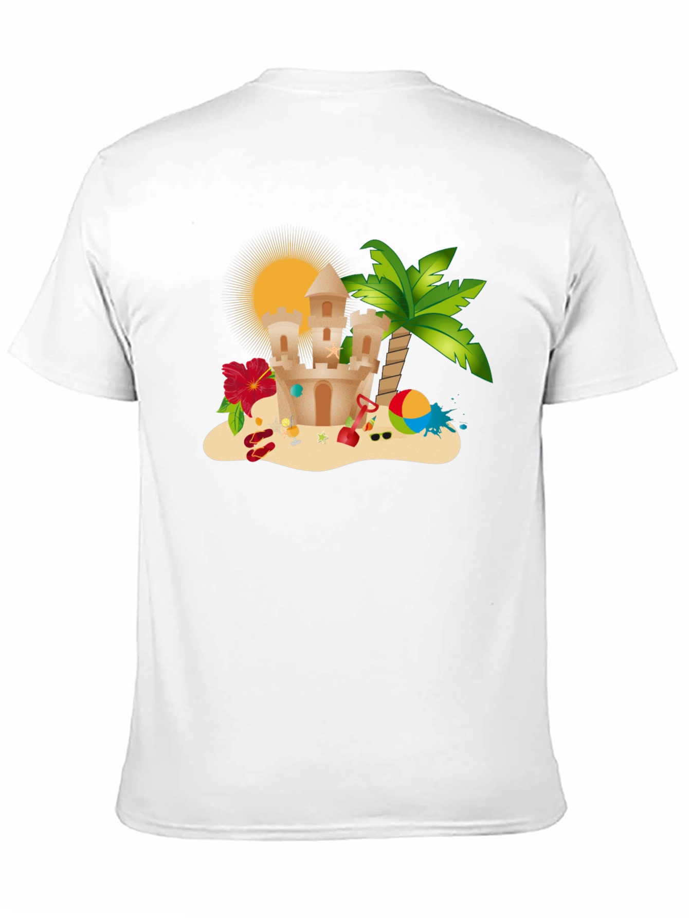 Summer Beach Sandcastle T-Shirt