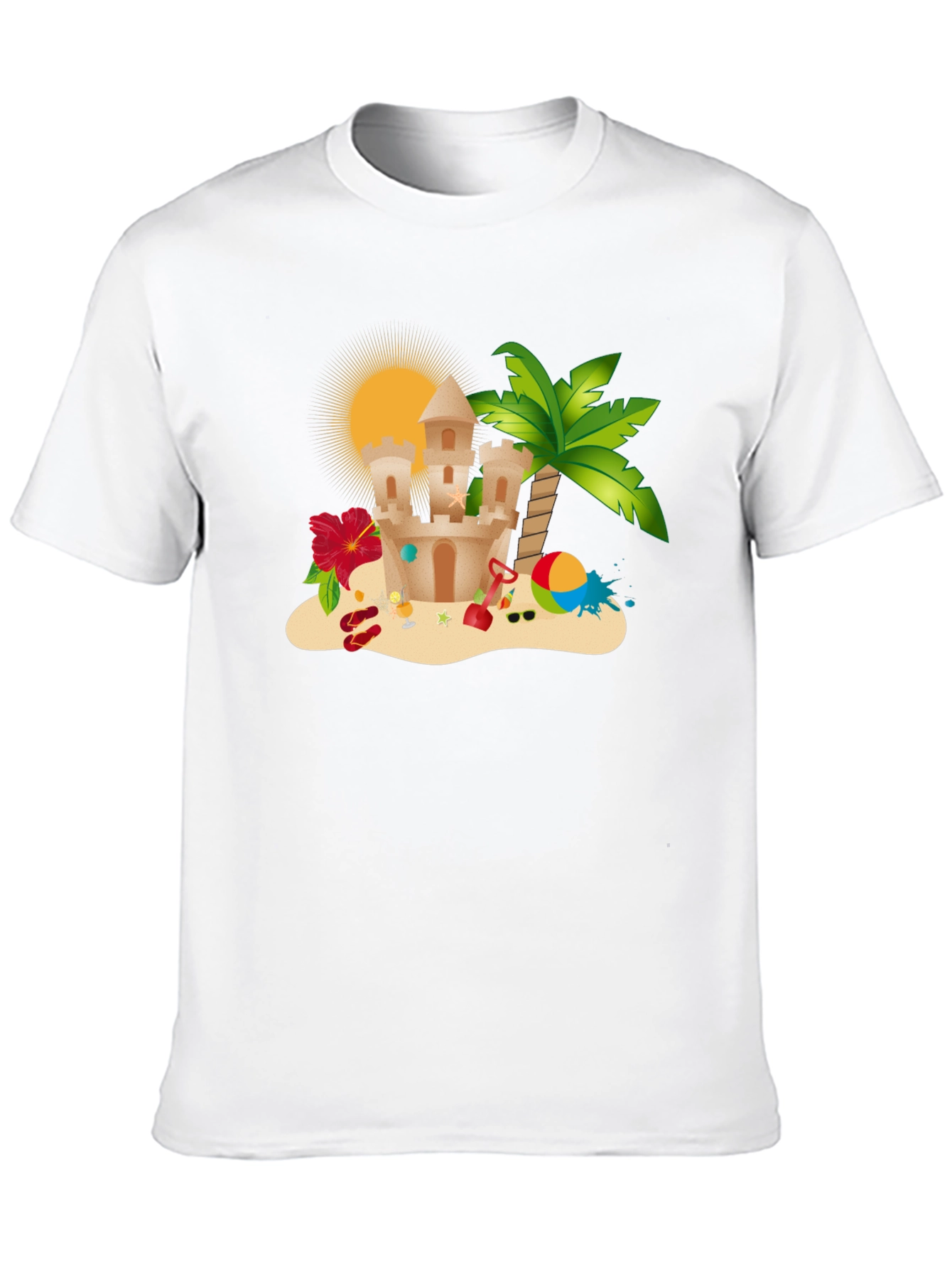 Summer Beach Sandcastle T-Shirt