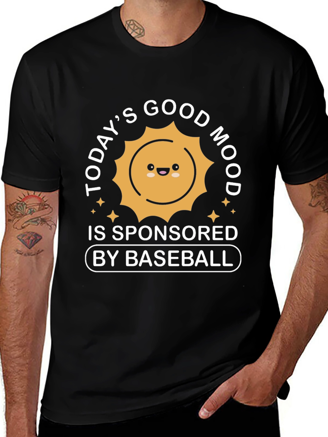 Funny Baseball Mood T-Shirt
