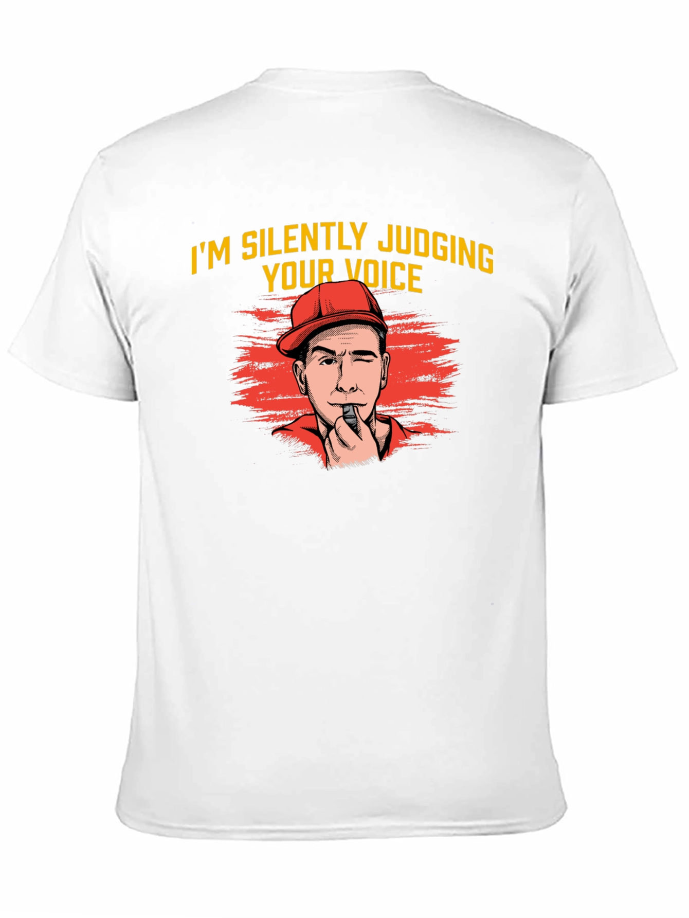 Silently Judging Voice Black T-Shirt