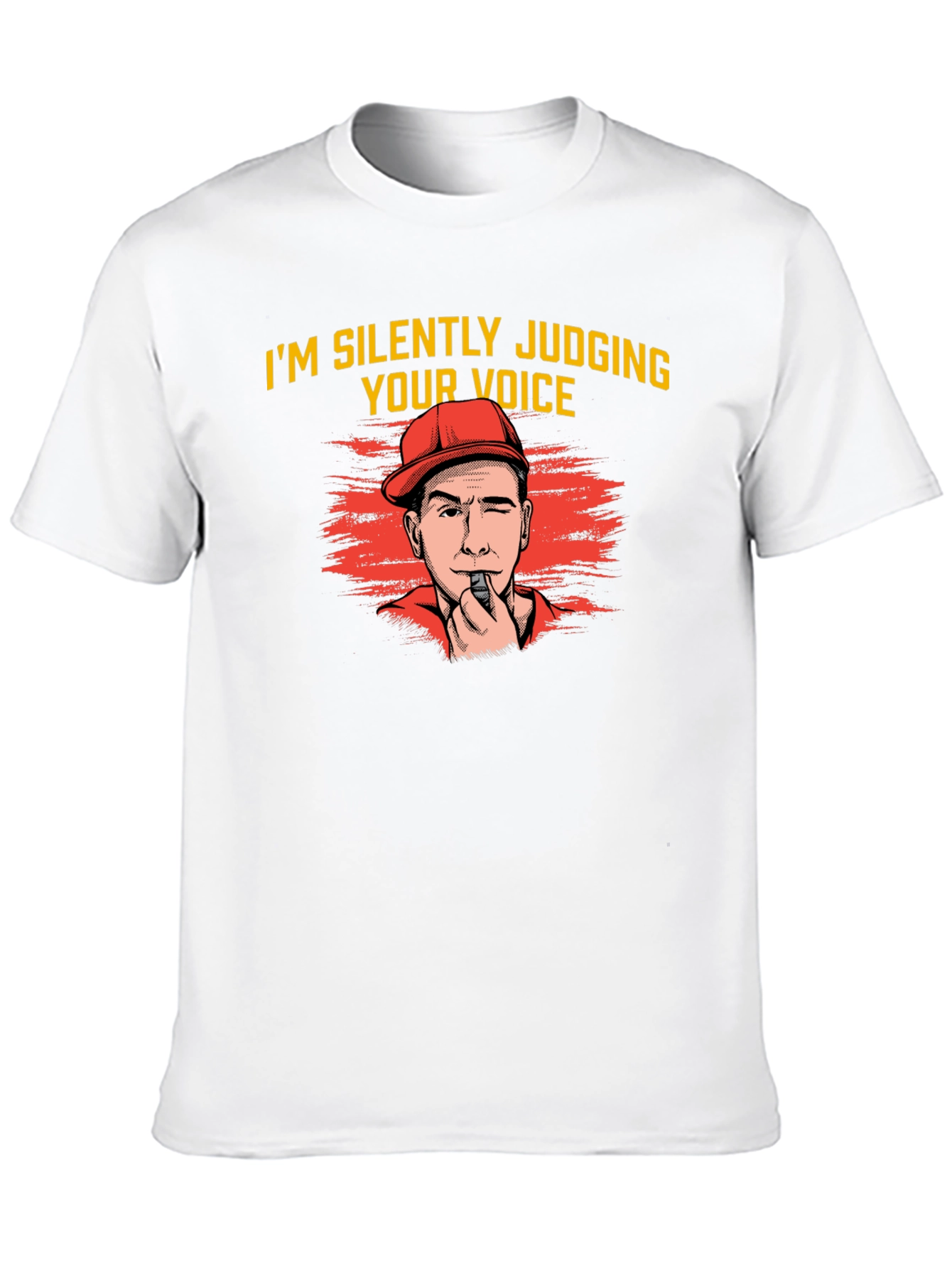 Silently Judging Voice Black T-Shirt