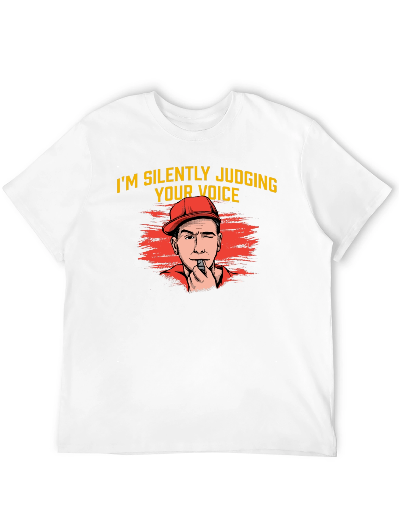 Silently Judging Voice Black T-Shirt