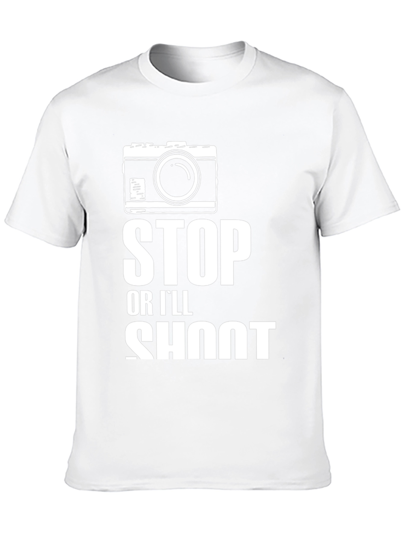 Stop or Ill Shoot Graphic T-Shirt