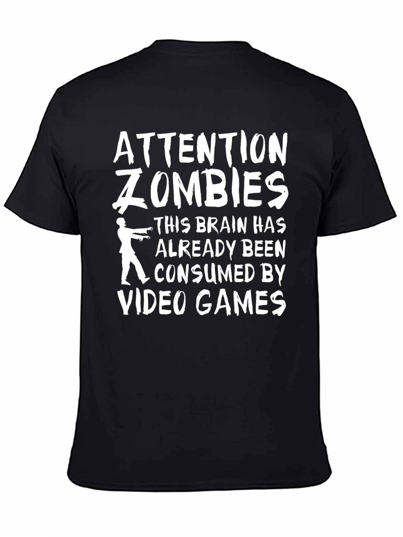 Attention Zombies Video Game T-Shirt