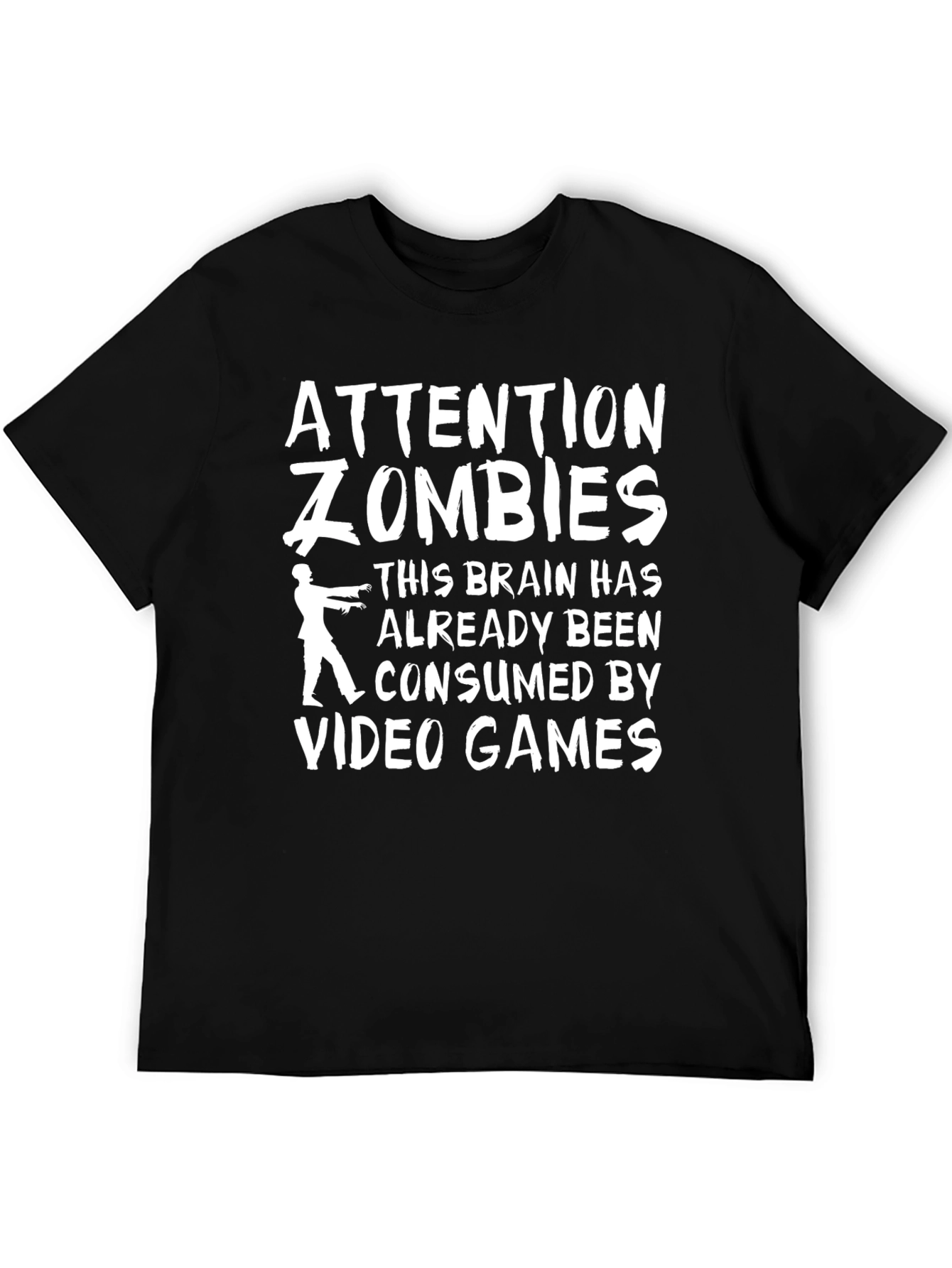 Attention Zombies Video Game T-Shirt