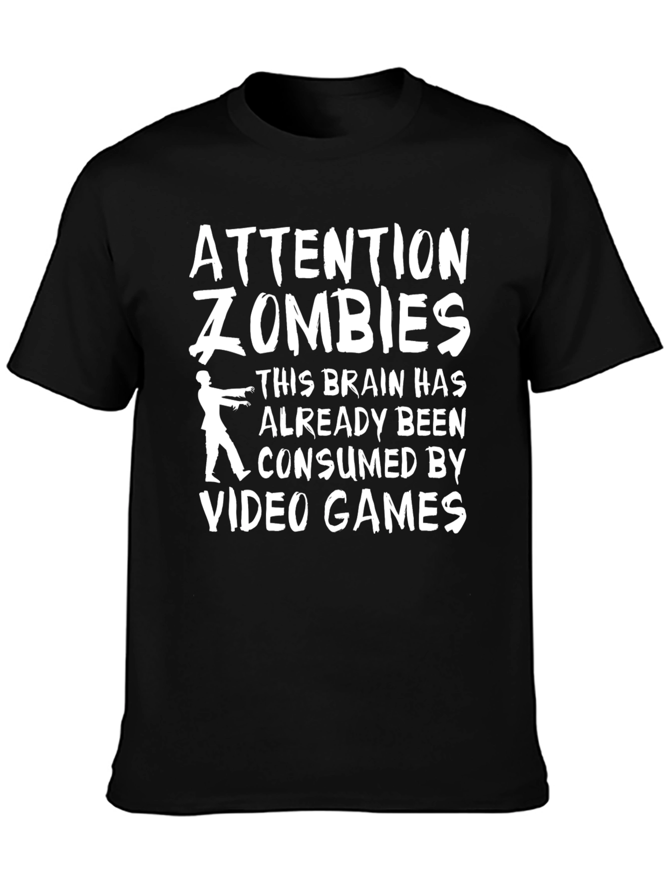Attention Zombies Video Game T-Shirt