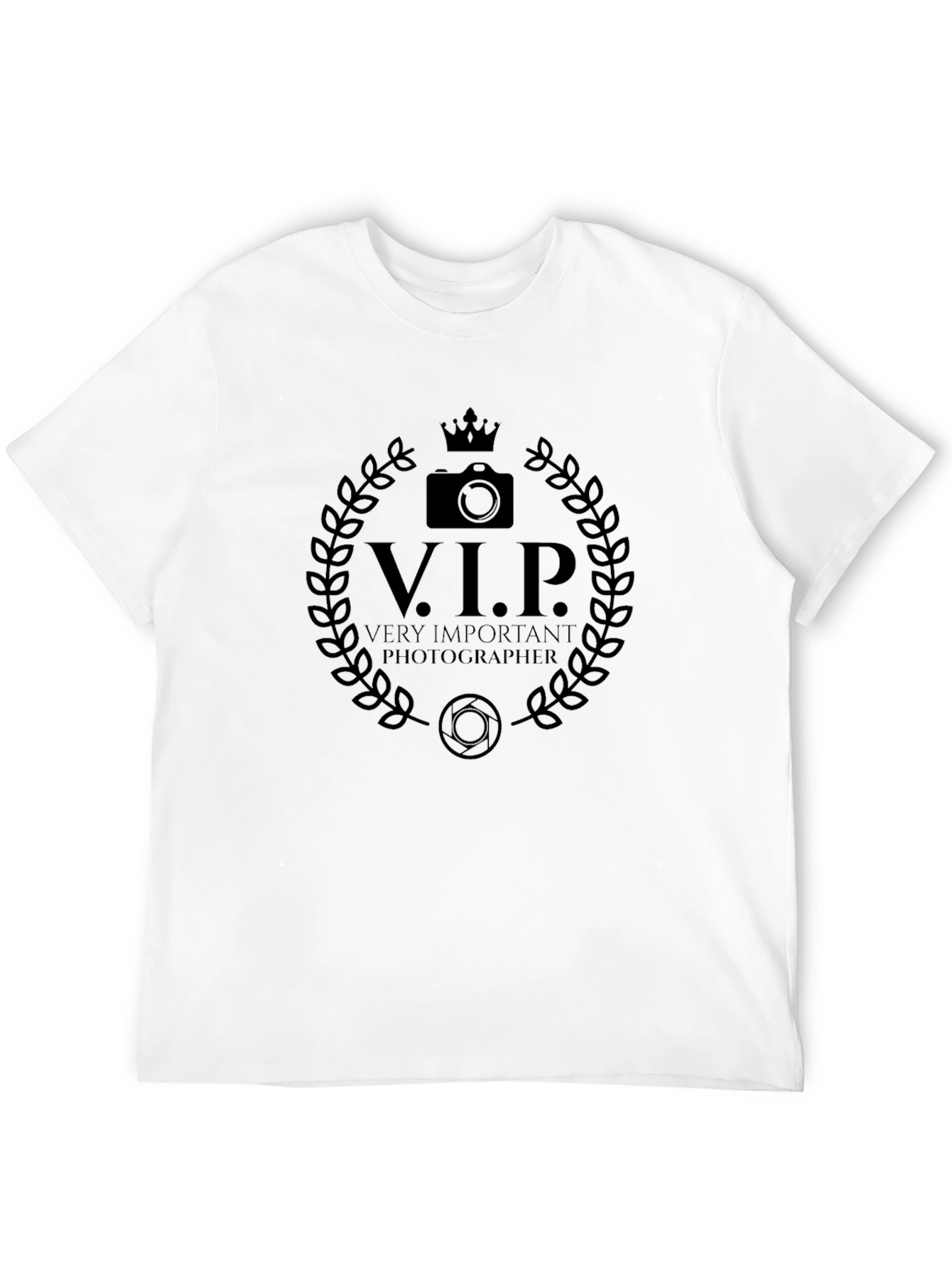 VIP Photographer Black T-Shirt
