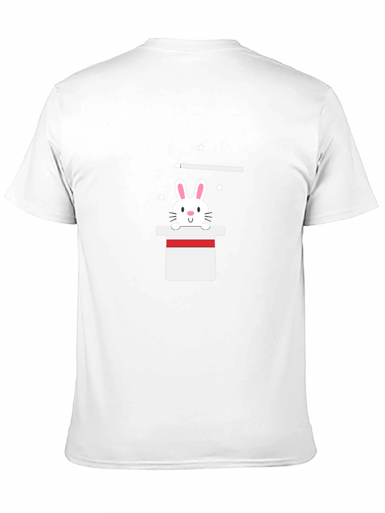 Magical Bunny Tee - Black Cotton Blend