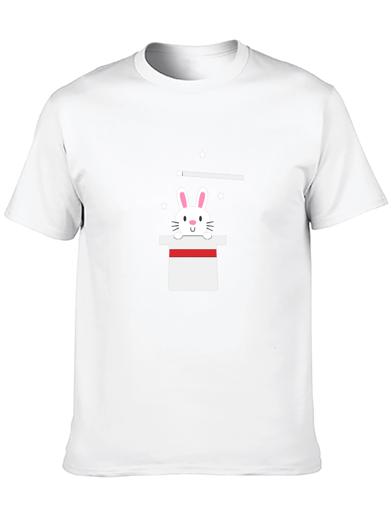 Magical Bunny Tee - Black Cotton Blend