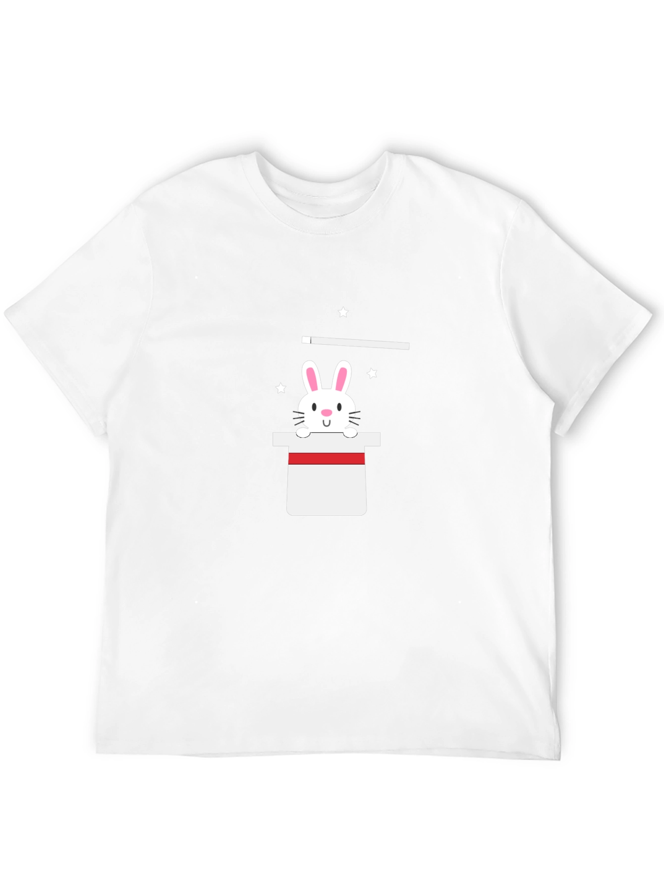 Magical Bunny Tee - Black Cotton Blend