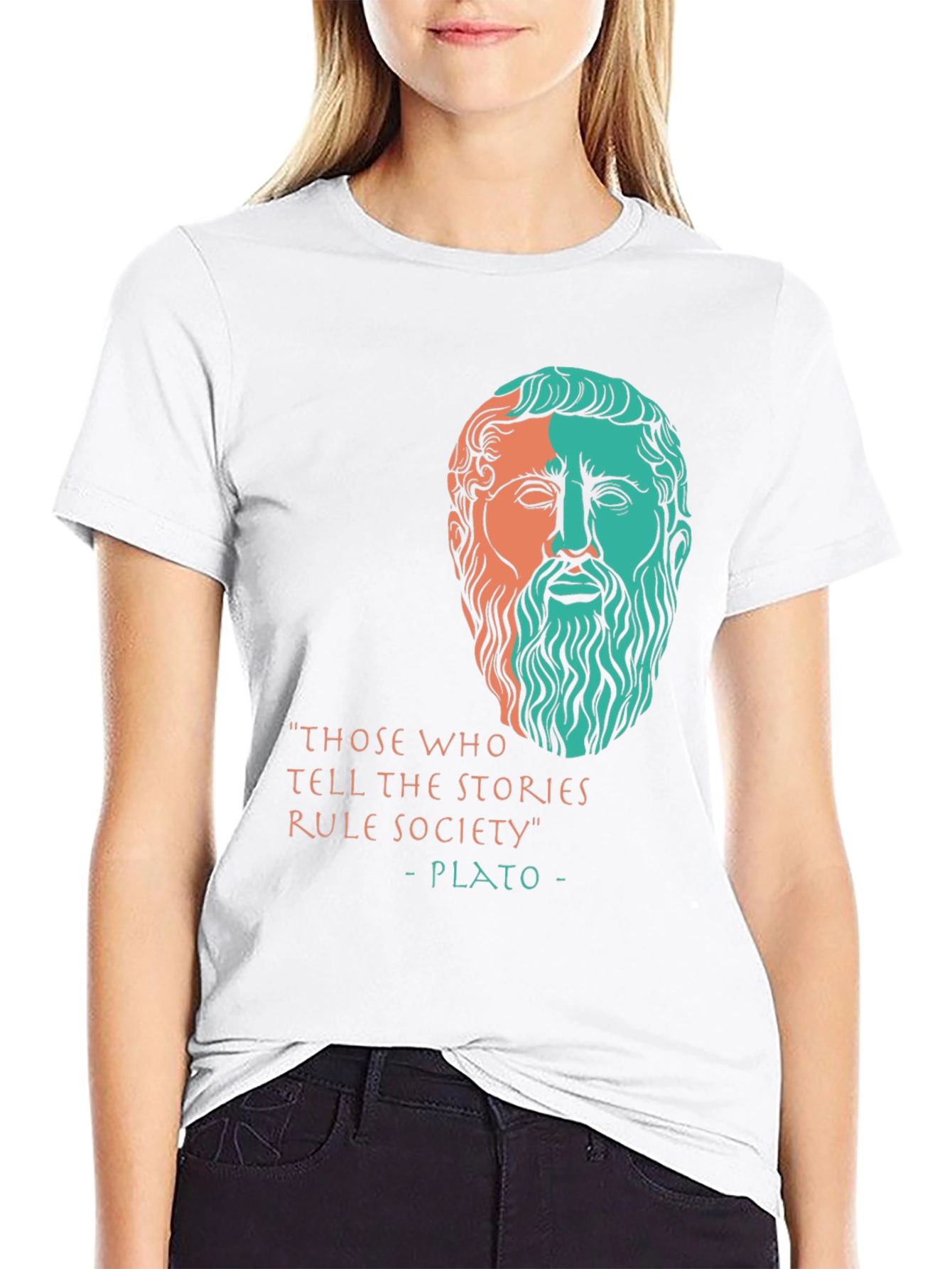 Philosopher Plato Quote T-Shirt