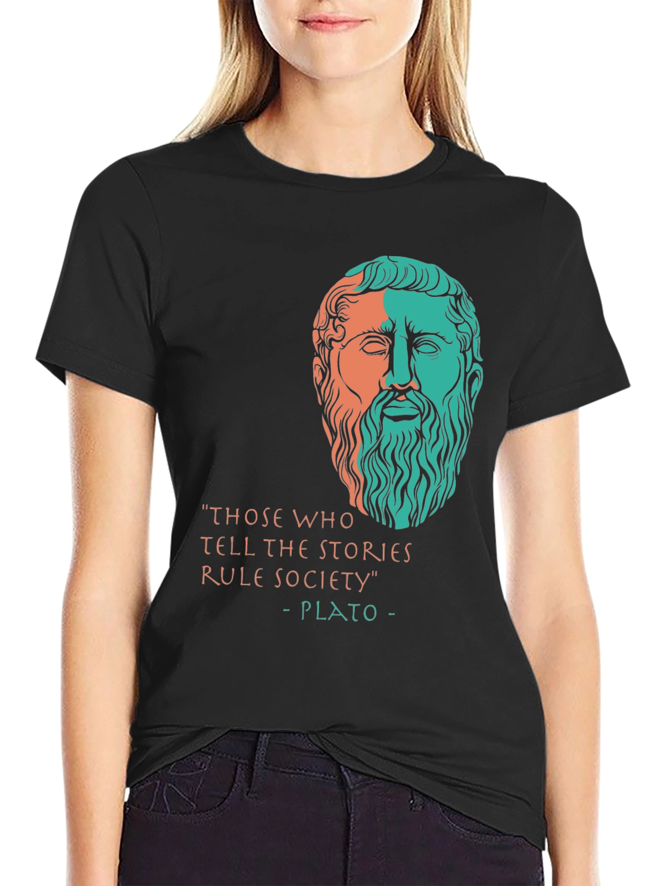 Philosopher Plato Quote T-Shirt