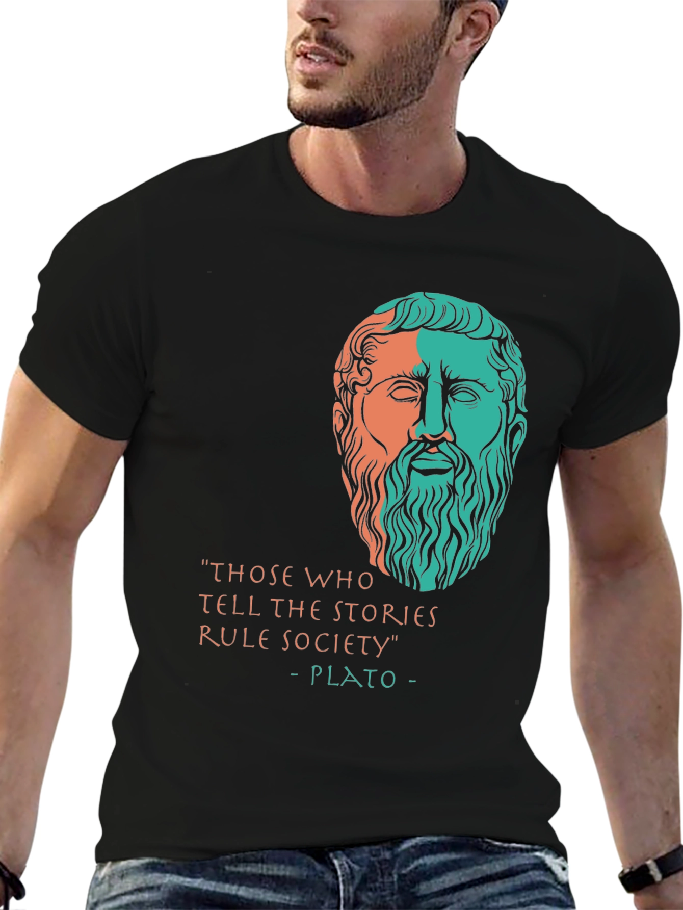 Philosopher Plato Quote T-Shirt