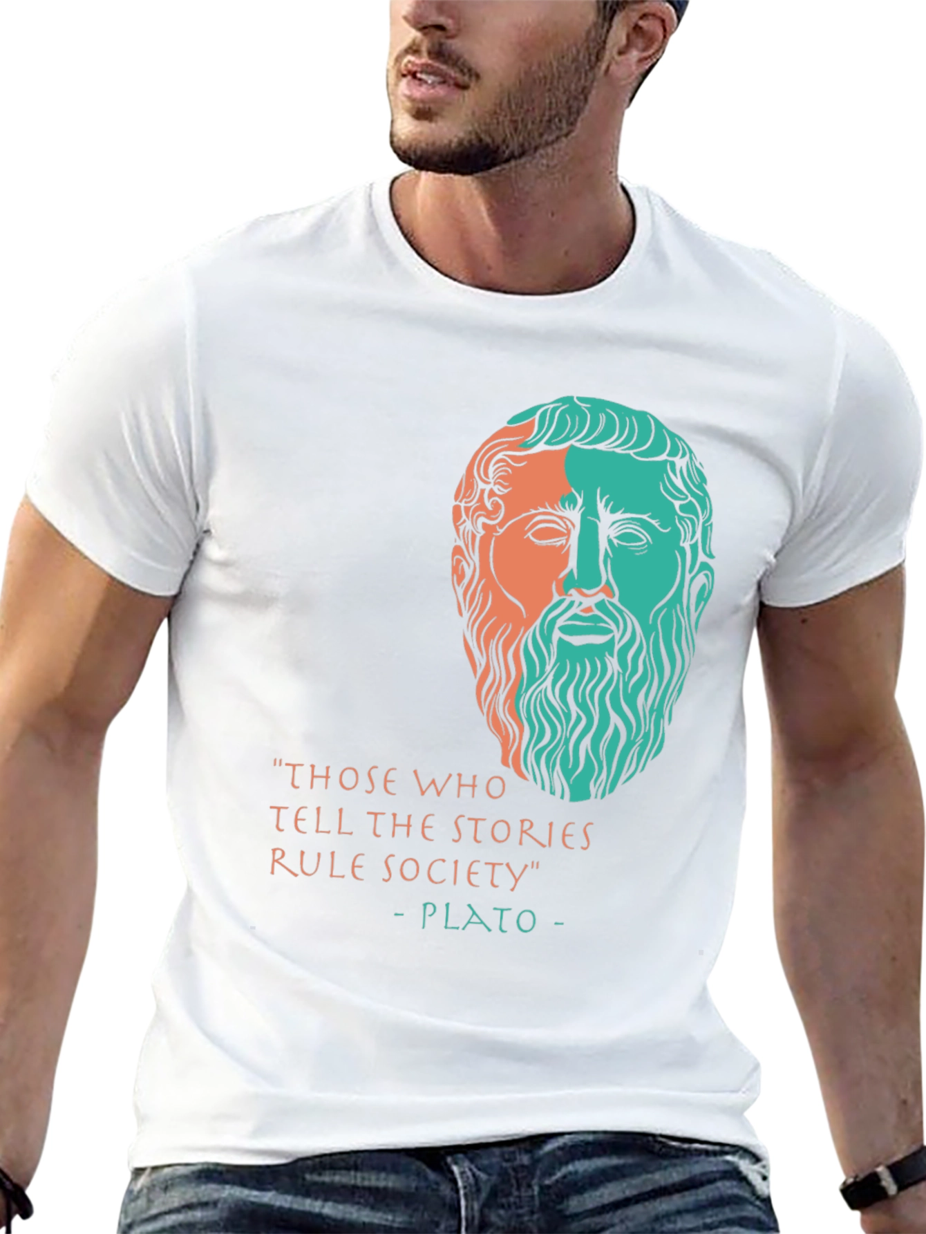 Philosopher Plato Quote T-Shirt