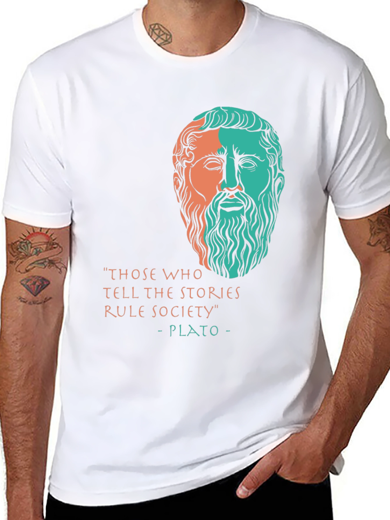 Philosopher Plato Quote T-Shirt