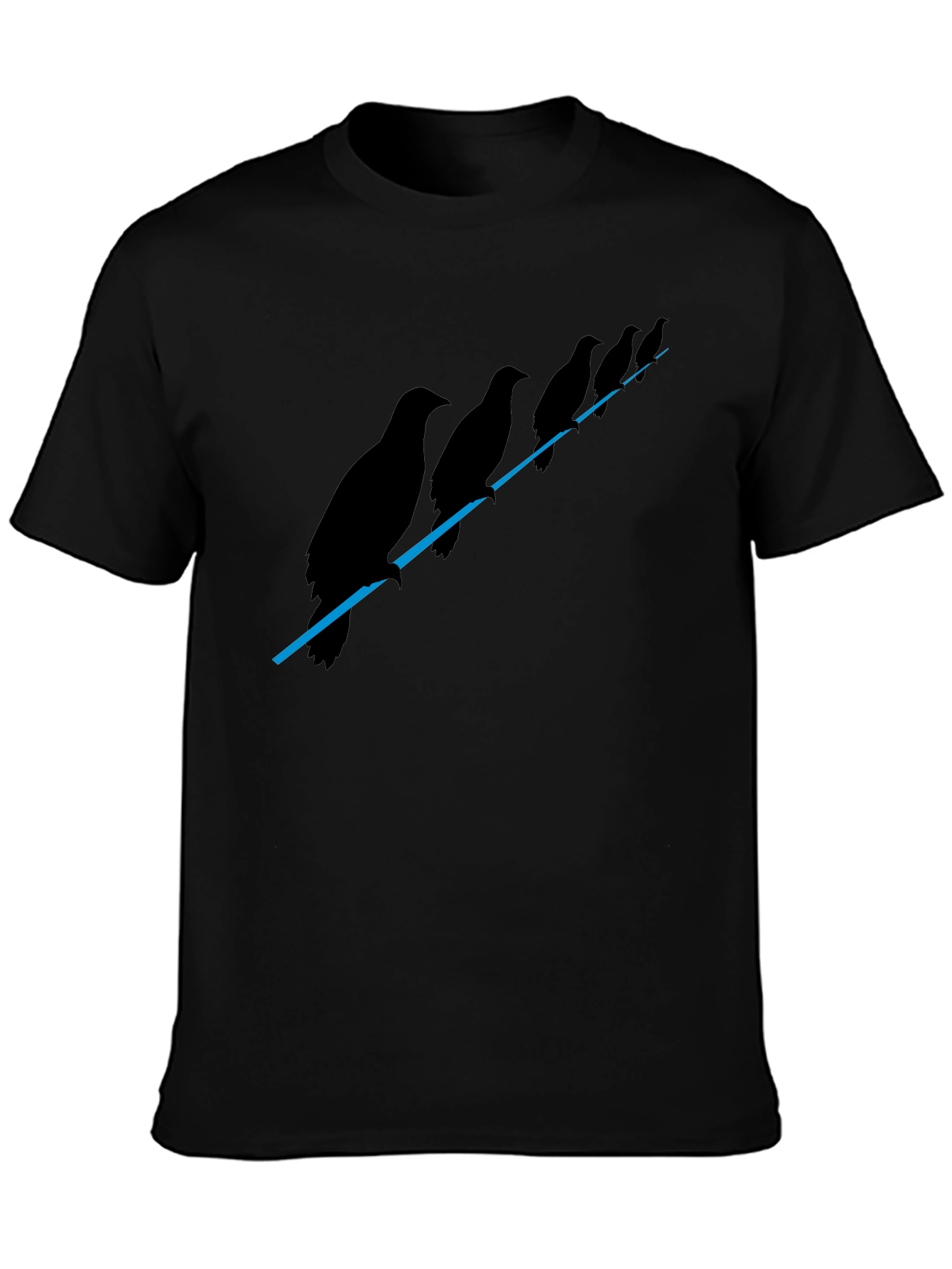 Birds on a Wire Graphic T-Shirt