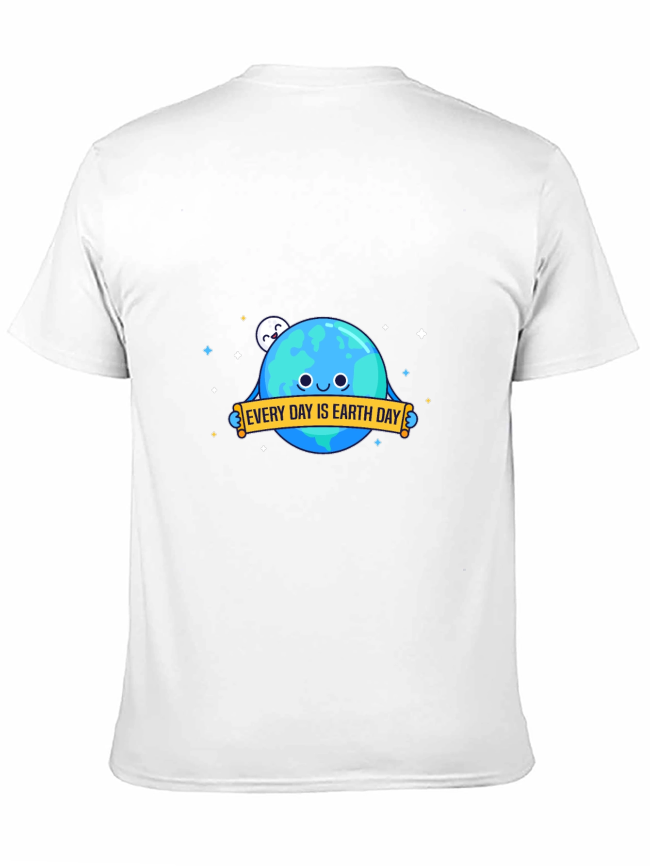 Earth Day Graphic T-Shirt - Black