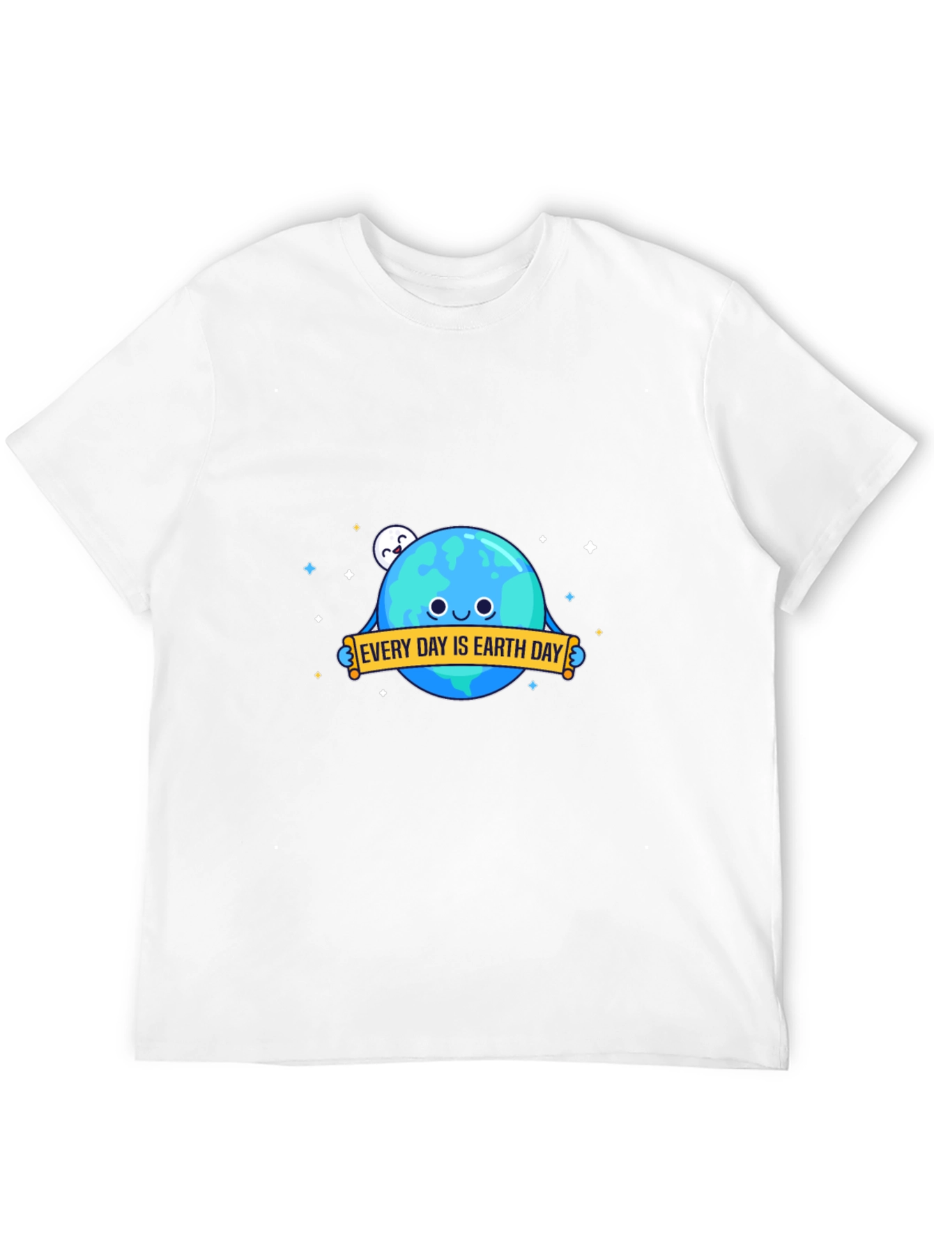 Earth Day Graphic T-Shirt - Black