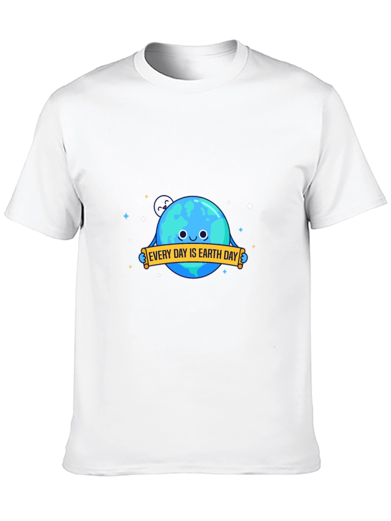 Earth Day Graphic T-Shirt - Black