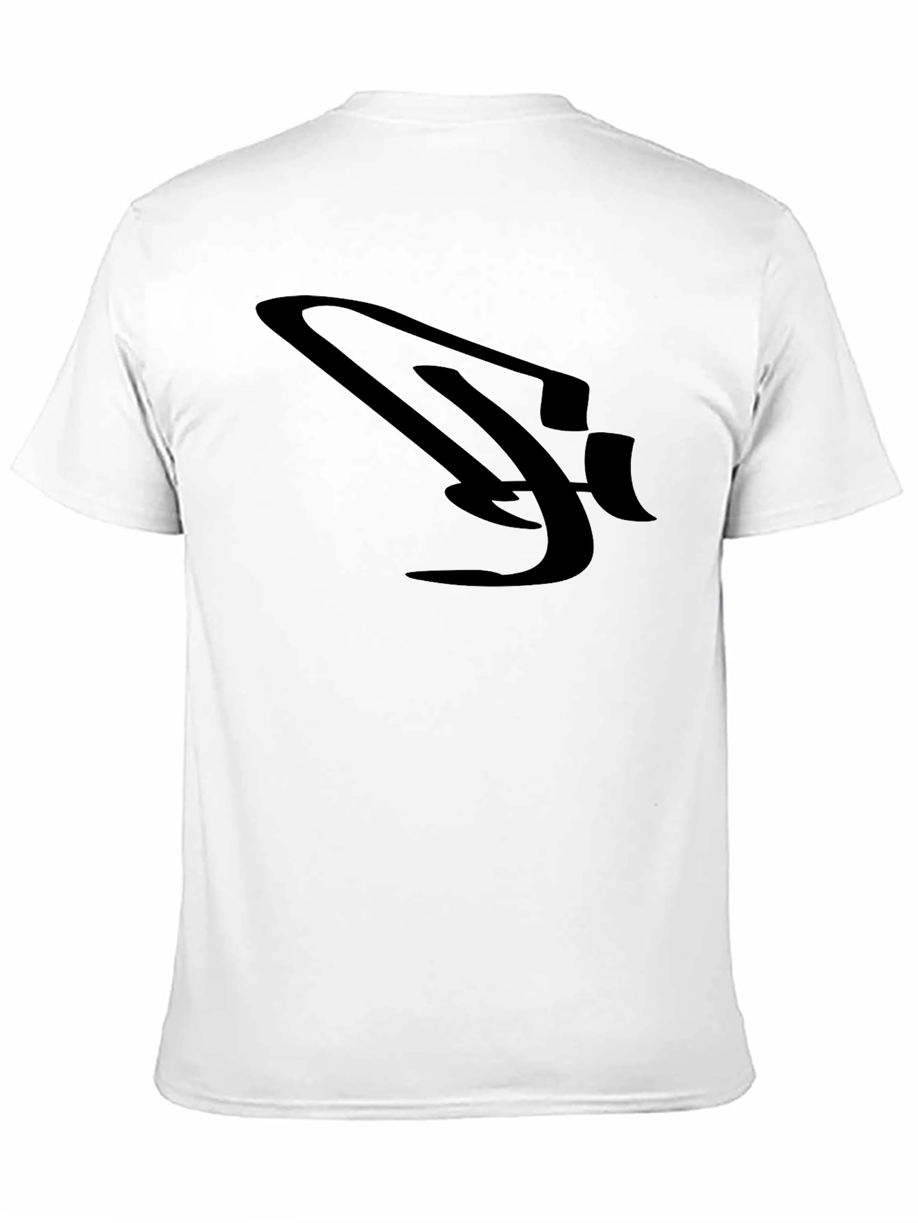 Sleek Black Graphic Tee for Men