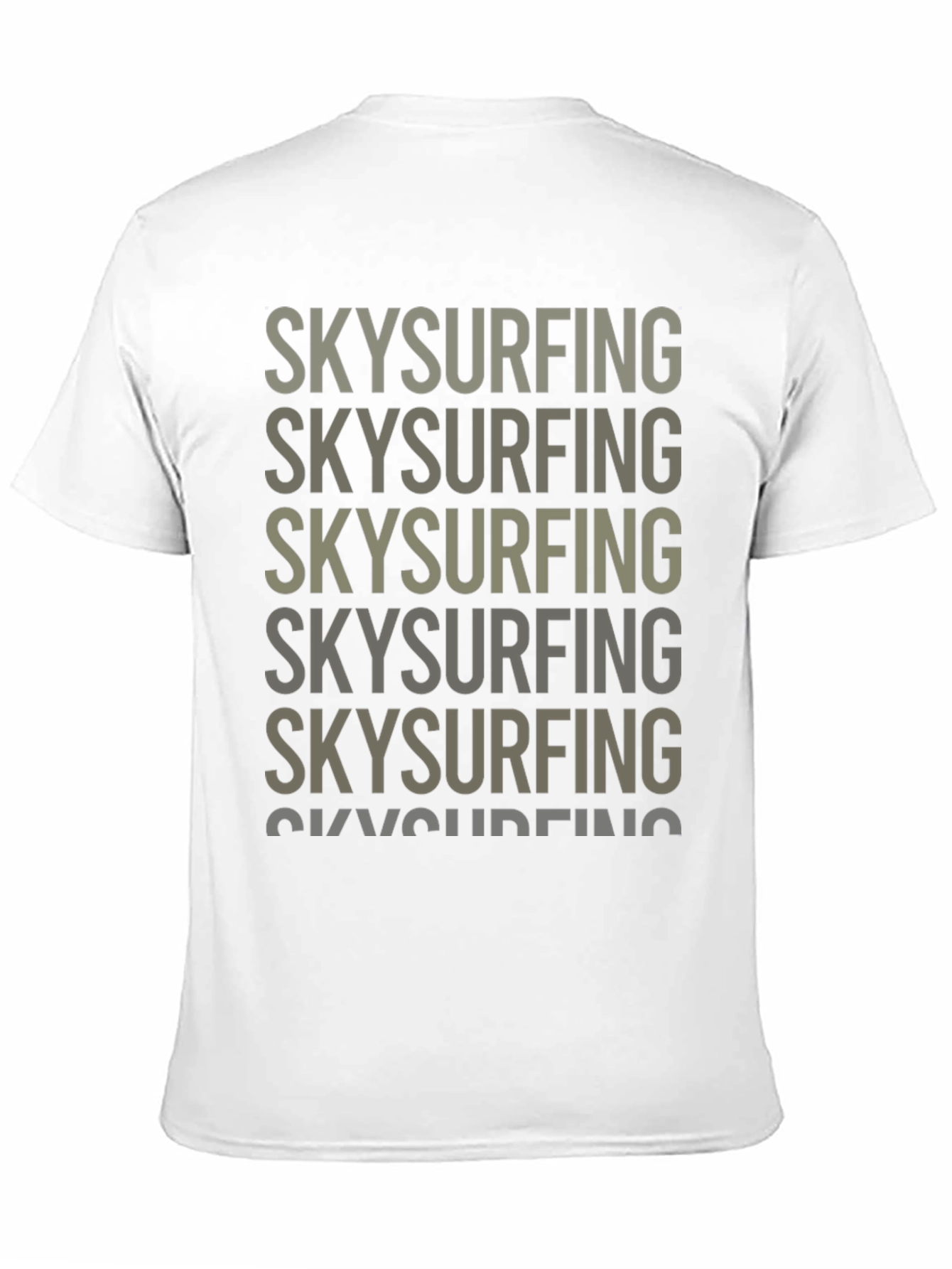 Skysurfing Graphic Tee - Black Cotton T-Shirt