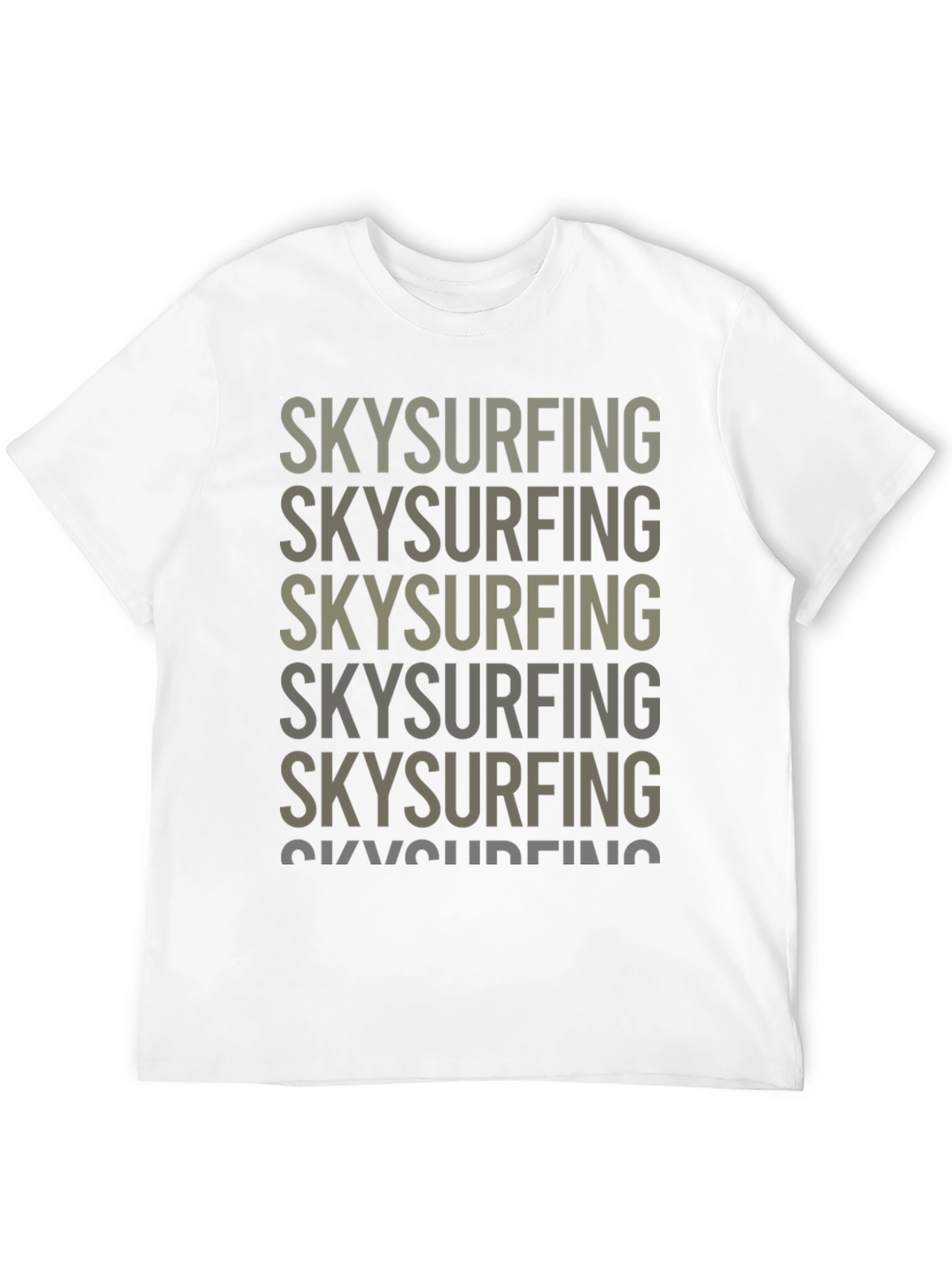 Skysurfing Graphic Tee - Black Cotton T-Shirt