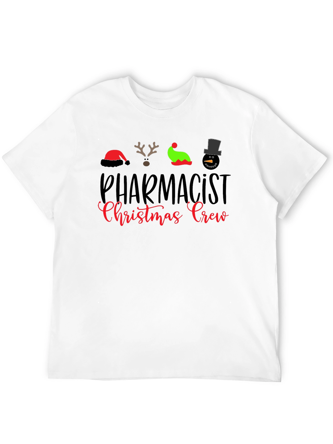 Pharmacist Christmas Crew Holiday T-Shirt