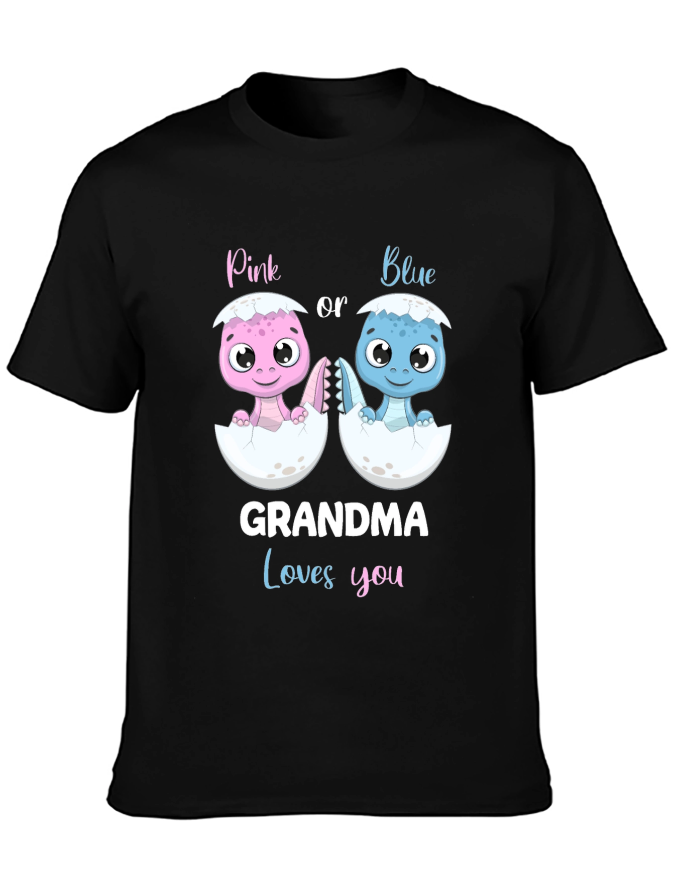 Grandma Loves You Baby Gender Reveal T-Shirt