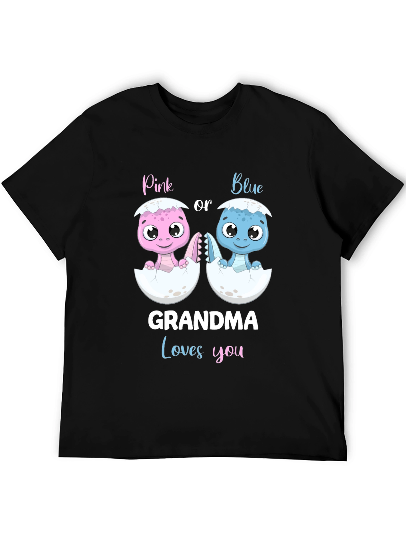 Grandma Loves You Baby Gender Reveal T-Shirt