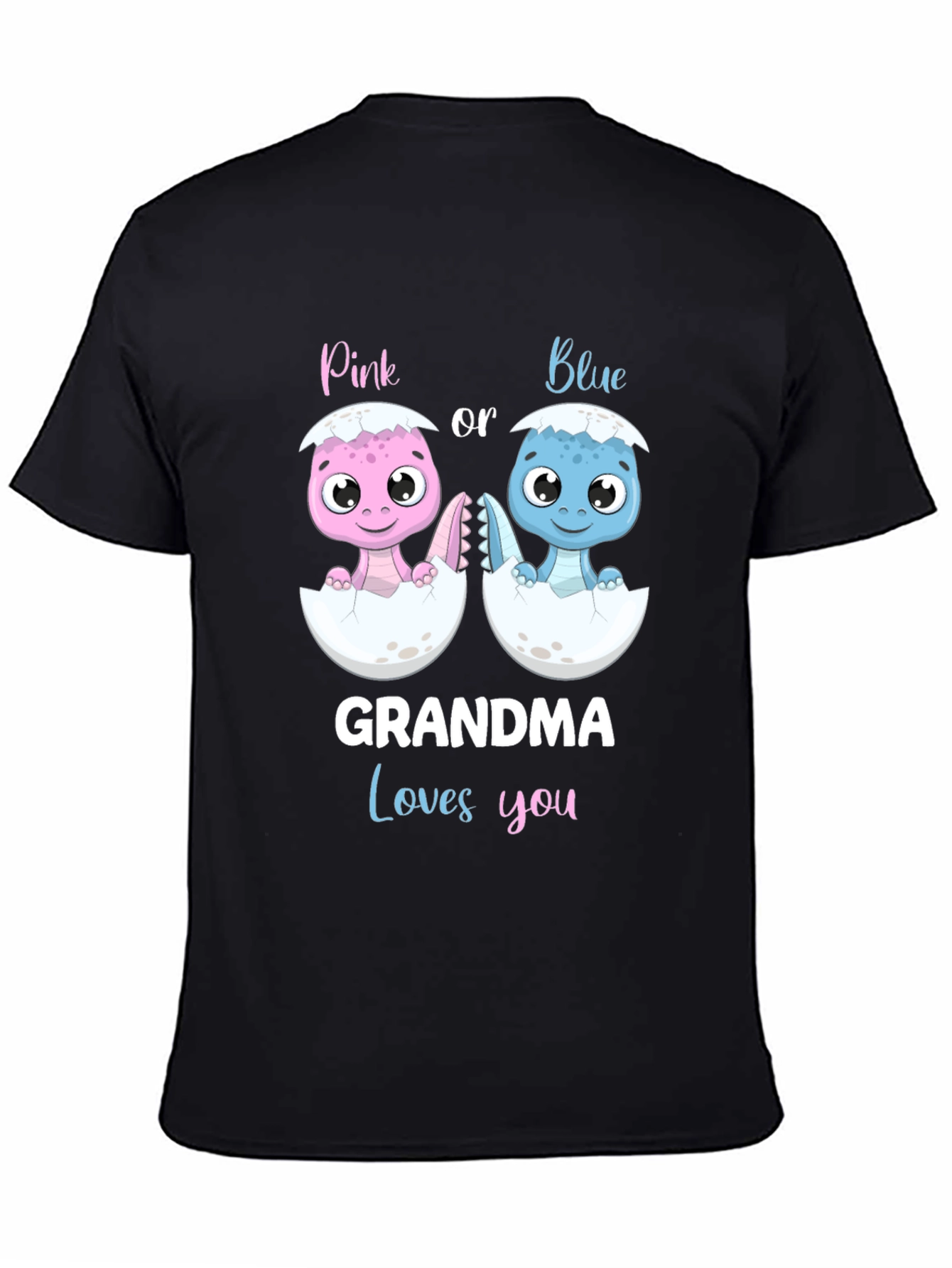 Grandma Loves You Baby Gender Reveal T-Shirt