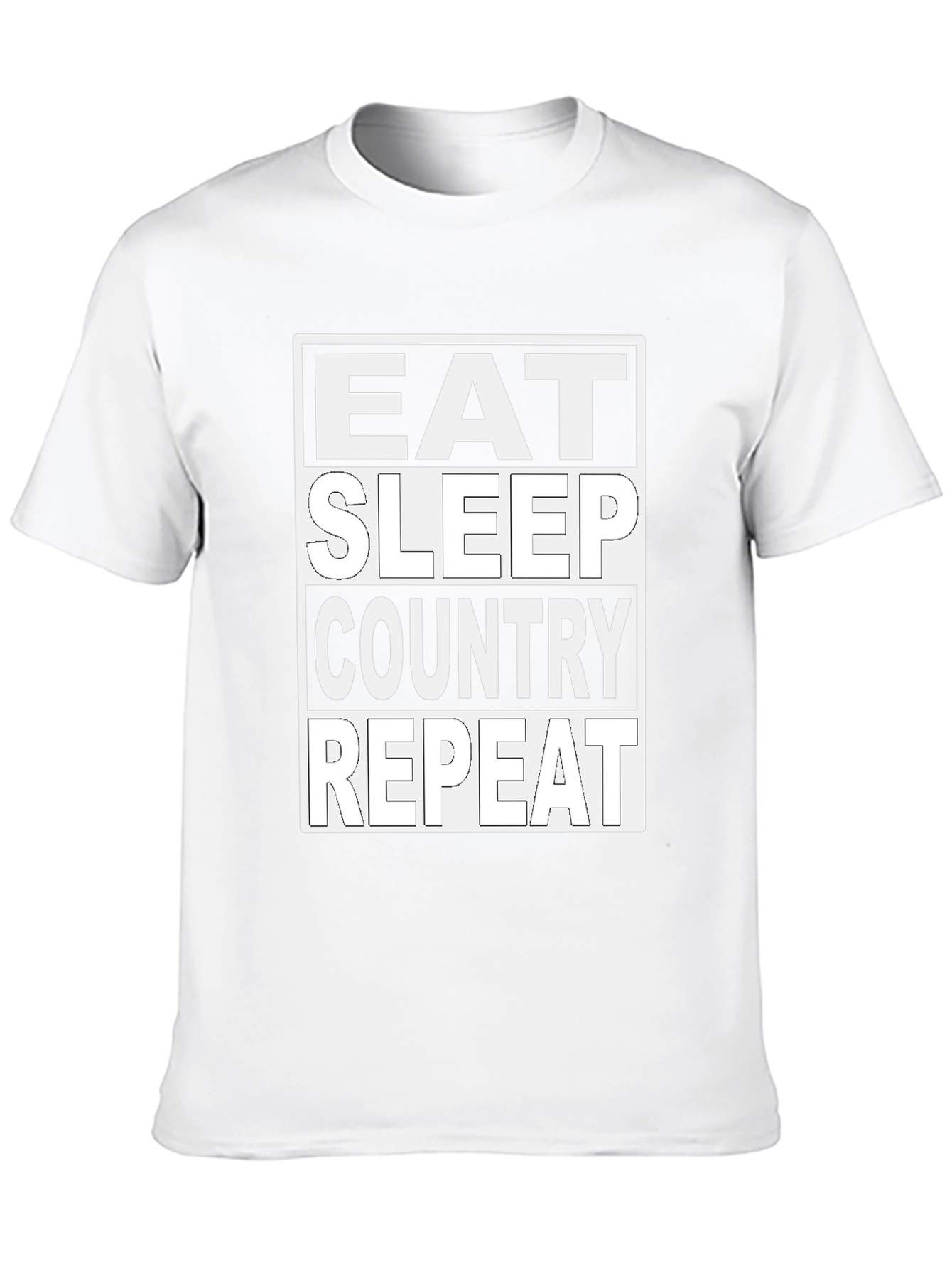 Eat Sleep Country Repeat Graphic Tee