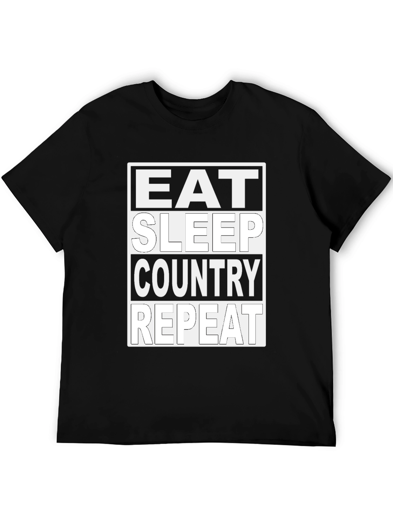 Eat Sleep Country Repeat Graphic Tee